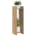 vidaXL Stojak na rośliny 2 pcs Dąb Rzemieślniczy 30 x 30 x 100 cm