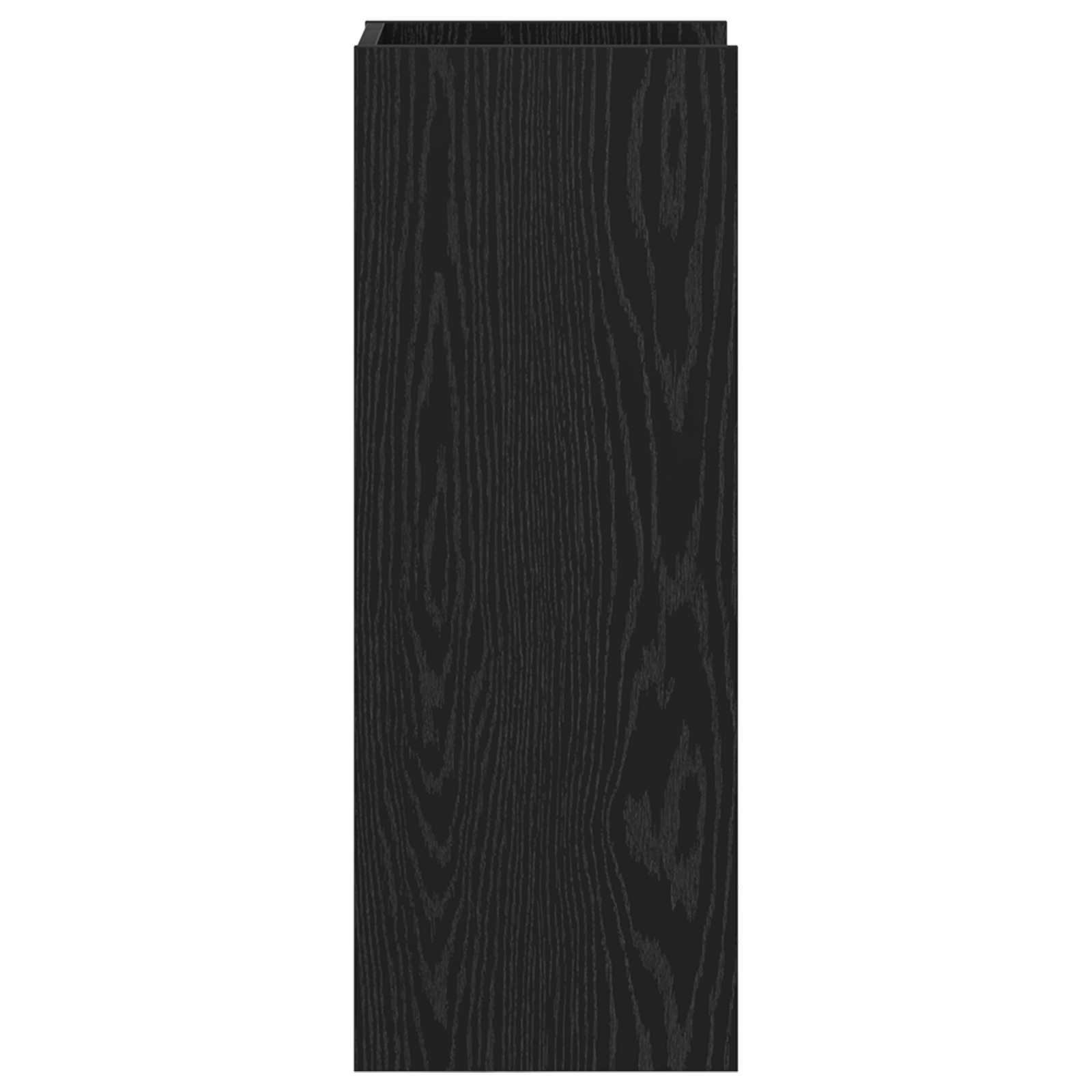 vidaXL Stojak na rośliny z półką 2 pcs Czarny Dąb 30 x 30 x 80 cm