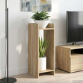 vidaXL Stojak na rośliny z półką 2 pcs Dąb Sonoma 30 x 30 x 80 cm