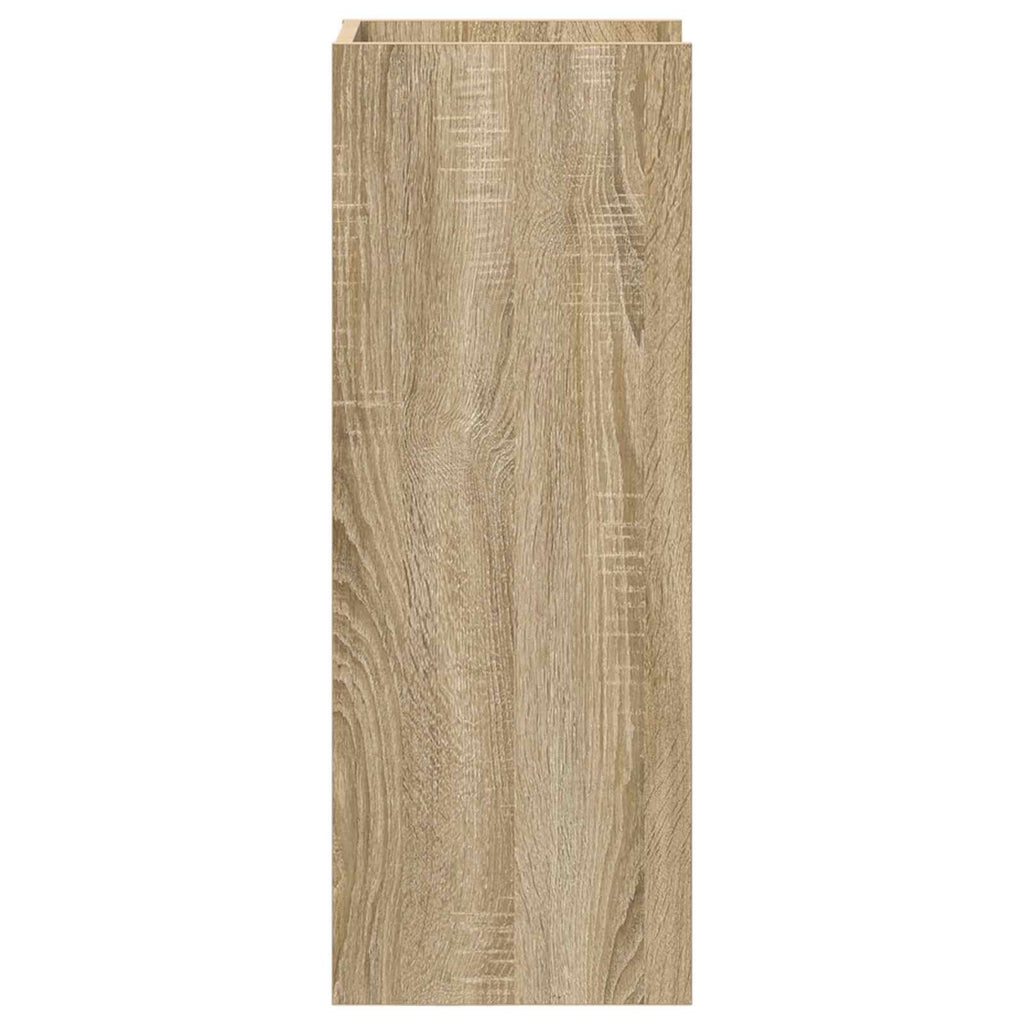 vidaXL Stojak na rośliny z półką 2 pcs Dąb Sonoma 30 x 30 x 80 cm