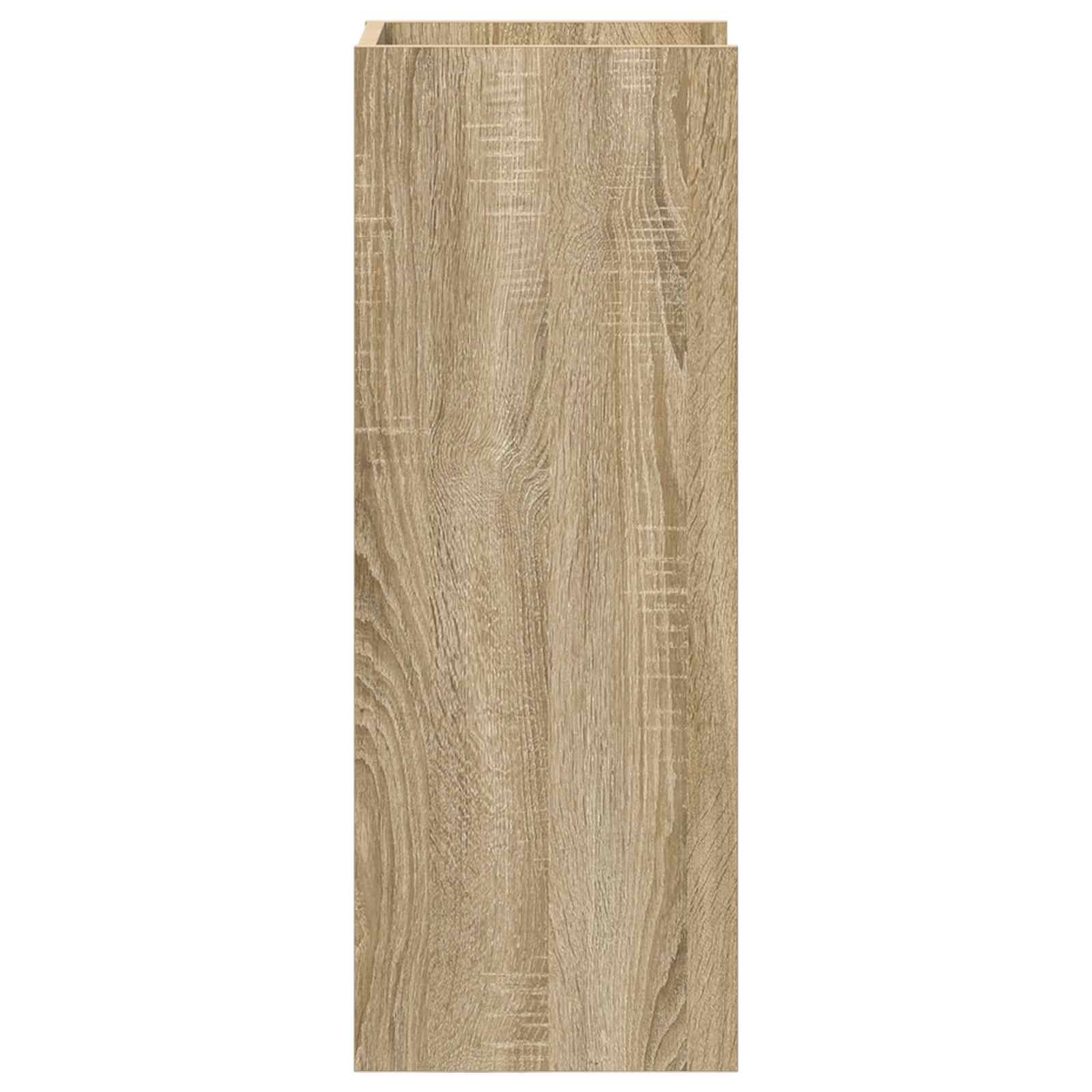 vidaXL Stojak na rośliny z półką 2 pcs Dąb Sonoma 30 x 30 x 80 cm