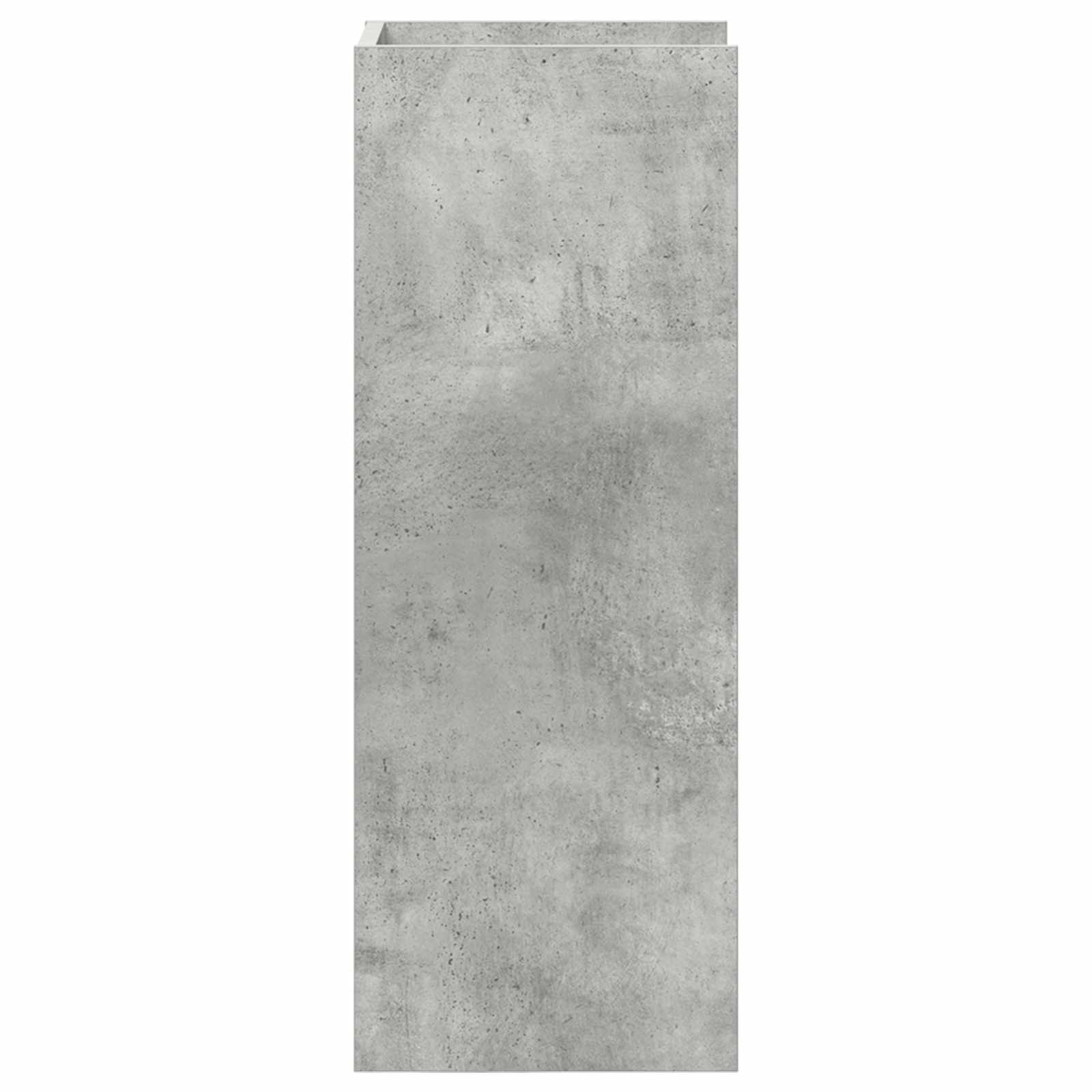 vidaXL Stojak na rośliny z półką Betonowy Szary 30 x 30 x 80 cm