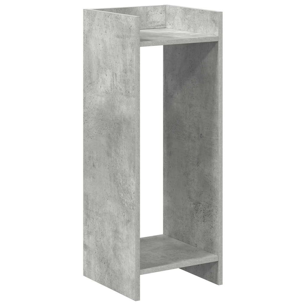 vidaXL Stojak na rośliny z półką 2 pcs Betonowy Szary 30 x 30 x 80 cm