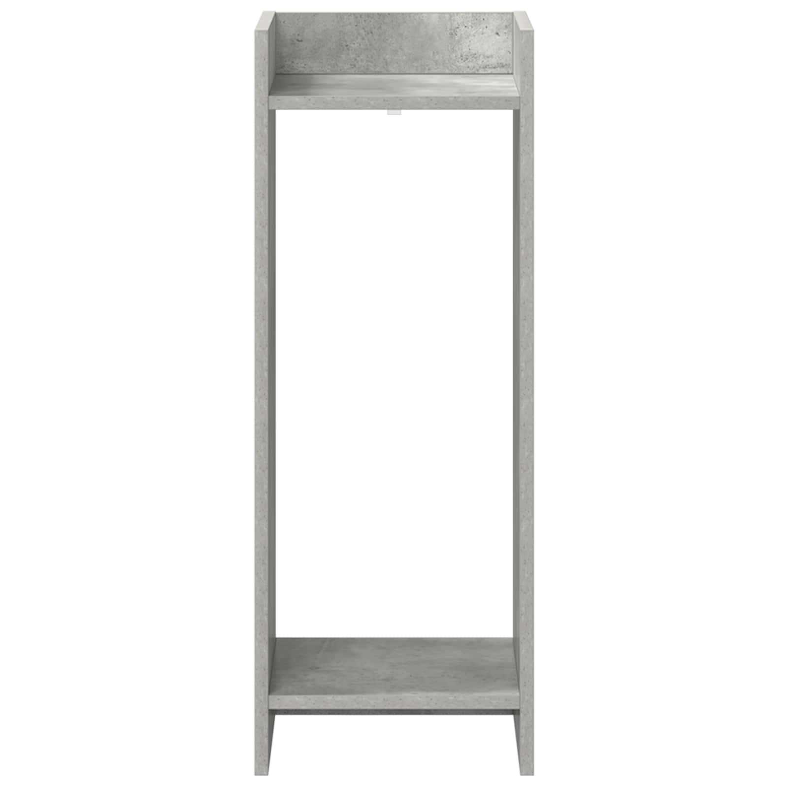 vidaXL Stojak na rośliny z półką 2 pcs Betonowy Szary 30 x 30 x 80 cm