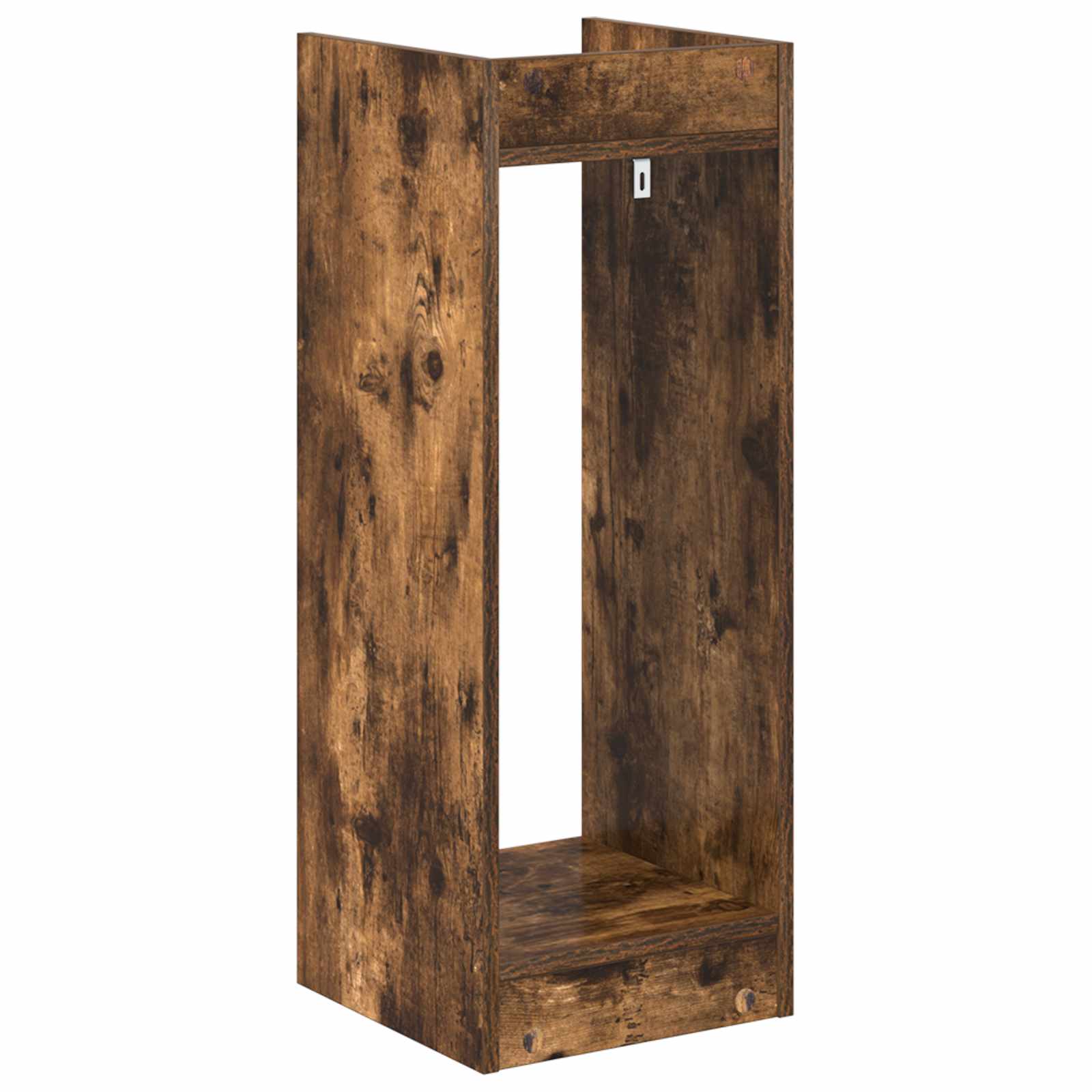 vidaXL Stojak na rośliny z półką 2 pcs Dąb Wędzony 30 x 30 x 80 cm