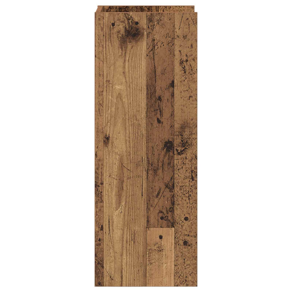 vidaXL Stojak na rośliny 2 szt. Stare drewno 30 x 30 x 80 cm