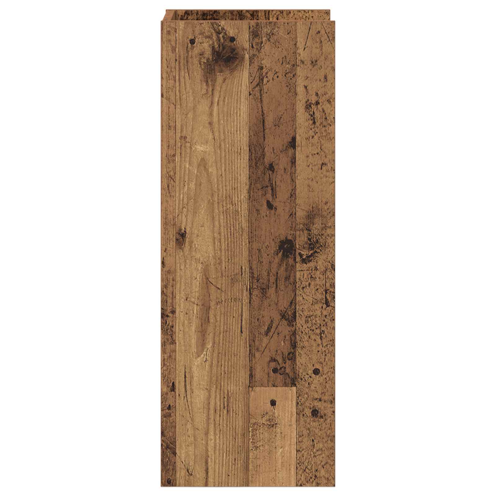 vidaXL Stojak na rośliny 2 szt. Stare drewno 30 x 30 x 80 cm