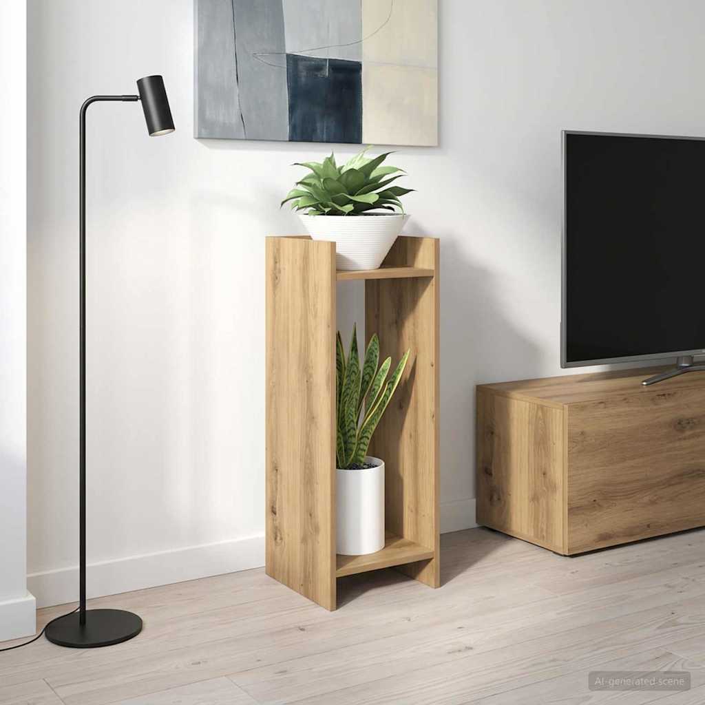 vidaXL Stojak na rośliny Dąb Rzemieślniczy 30 x 30 x 80 cm