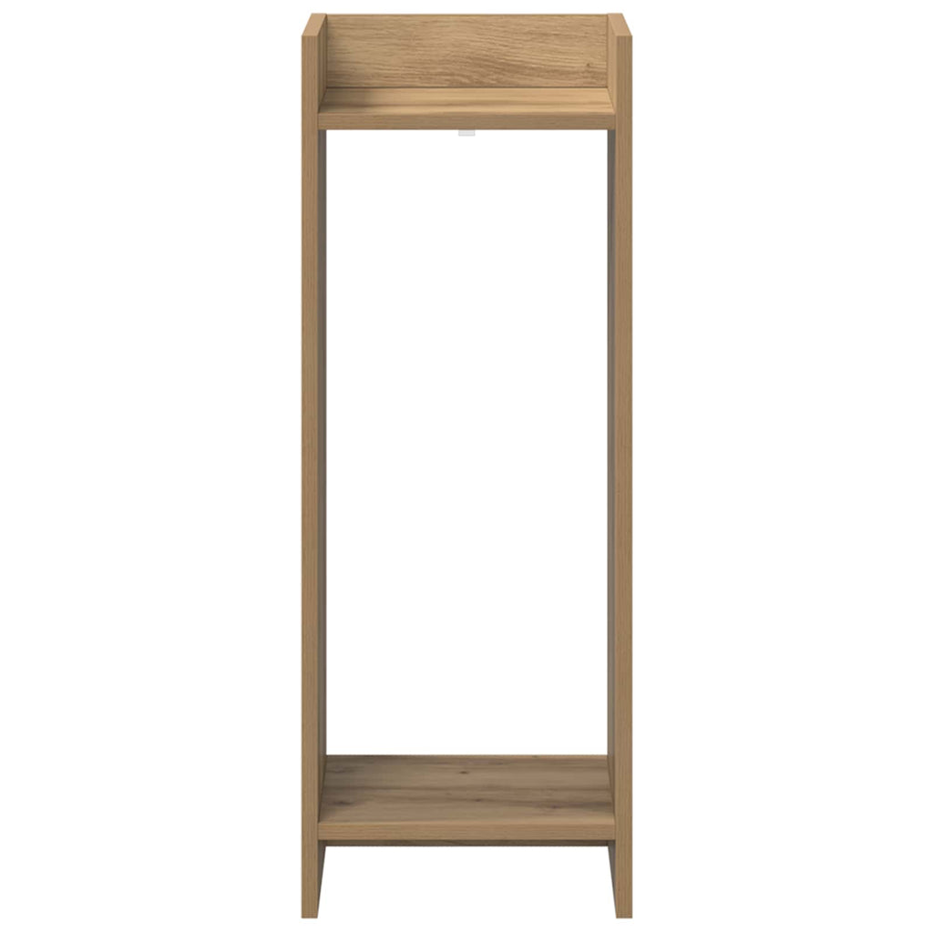 vidaXL Stojak na rośliny 2 pcs Dąb Rzemieślniczy 30 x 30 x 80 cm