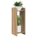 vidaXL Stojak na rośliny 2 pcs Dąb Rzemieślniczy 30 x 30 x 80 cm