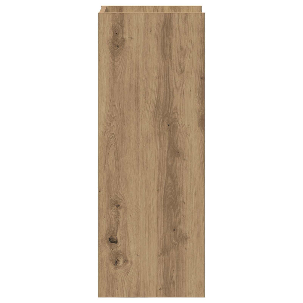 vidaXL Stojak na rośliny 2 pcs Dąb Rzemieślniczy 30 x 30 x 80 cm