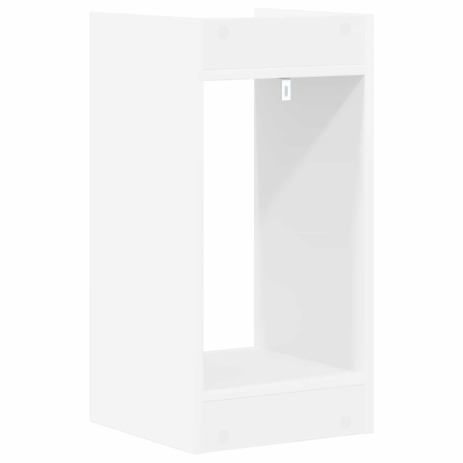 vidaXL Stojak na rośliny Biały 30 x 30 x 60 cm Drewno inżynieryjne