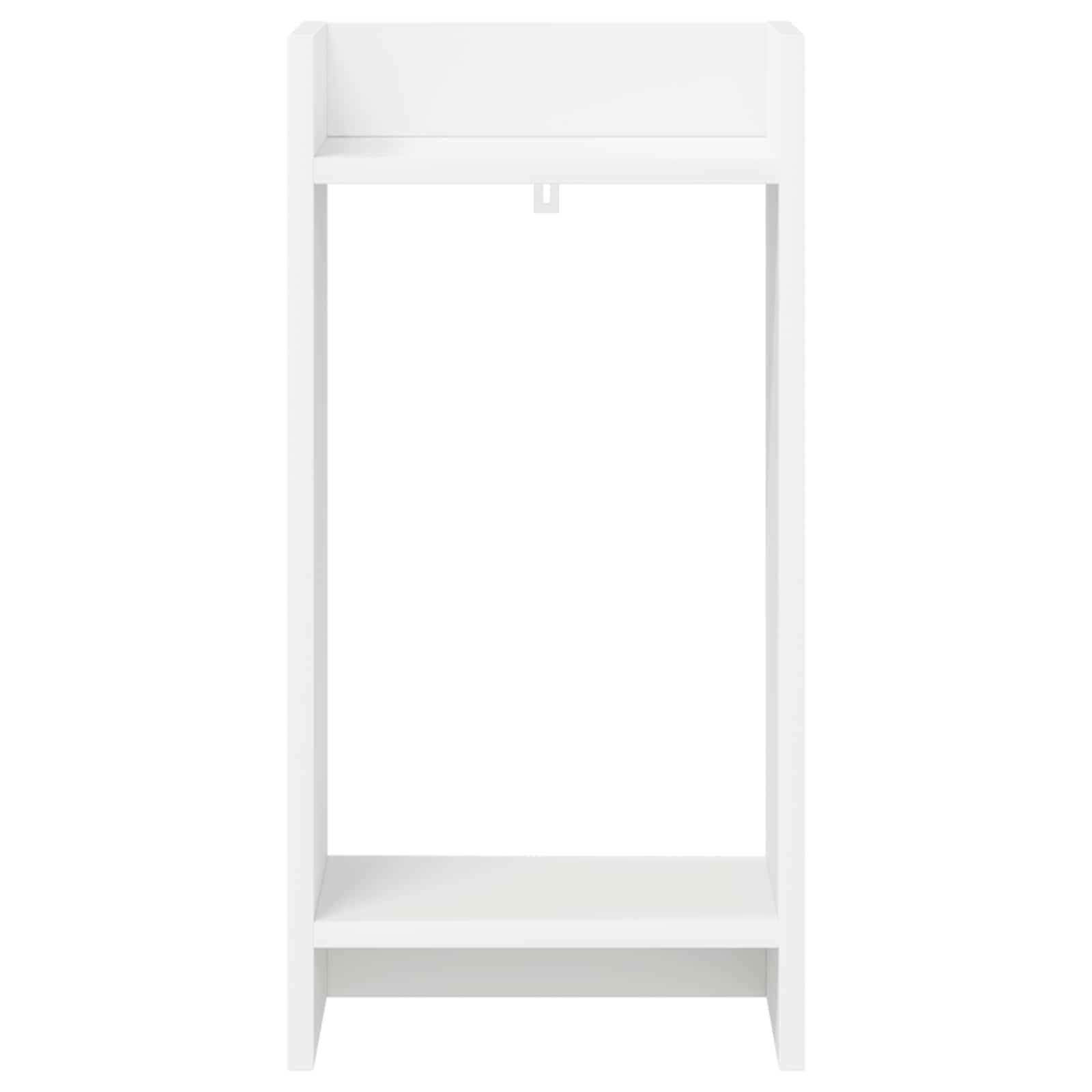 vidaXL Stojak na rośliny Biały 30 x 30 x 60 cm Drewno inżynieryjne