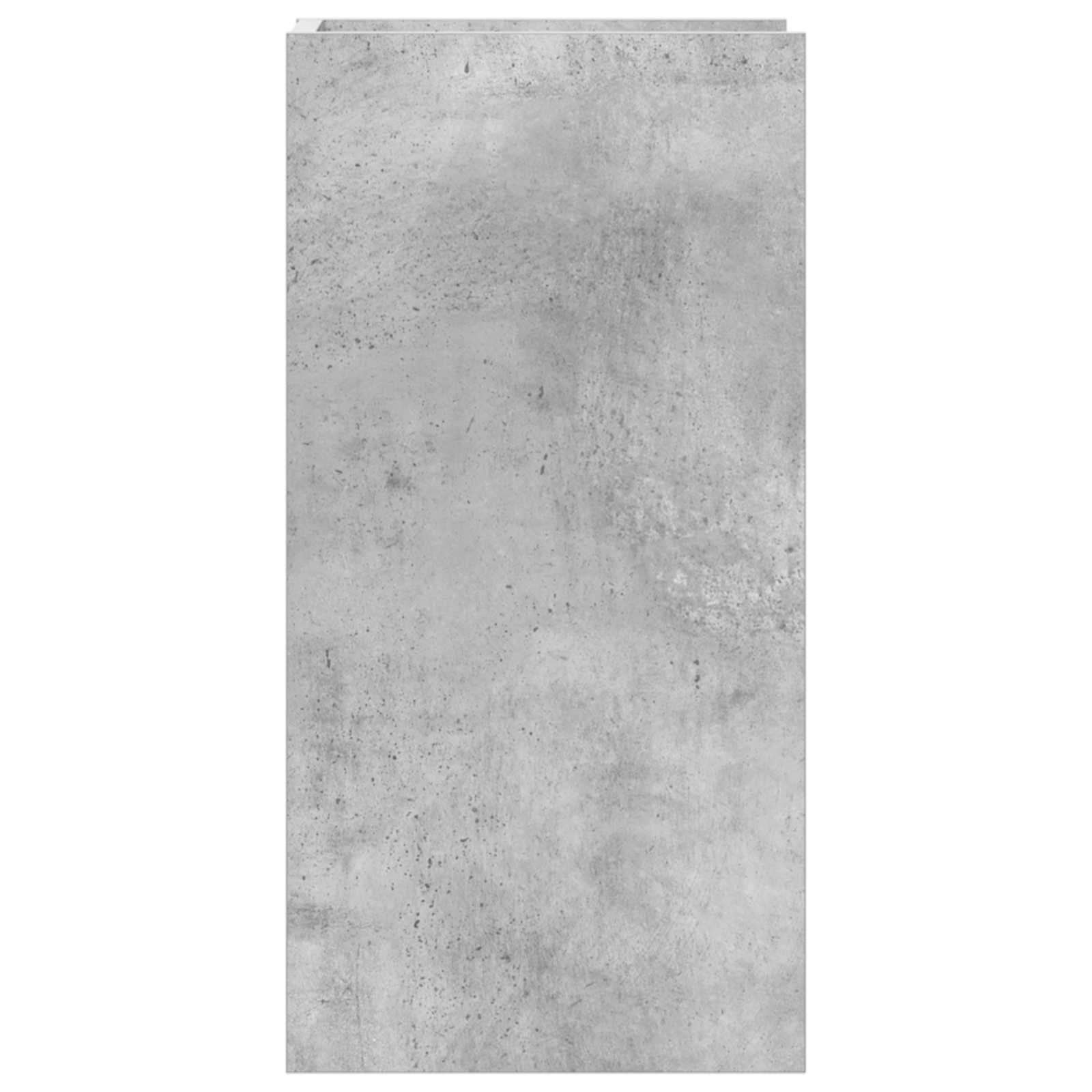 vidaXL Stojak na rośliny z półką 2 pcs Betonowy Szary 30 x 30 x 60 cm