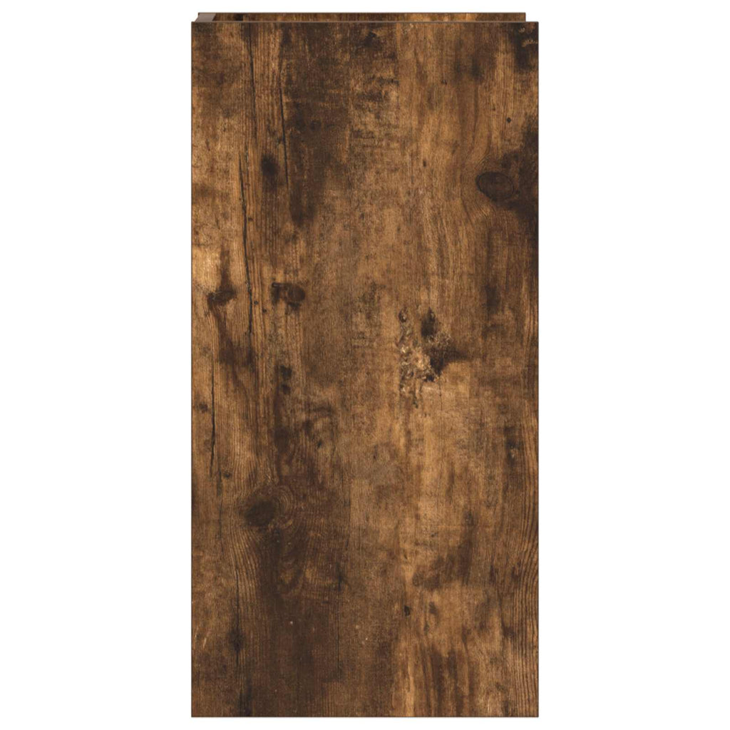 vidaXL Stojak na rośliny z półką Dąb Wędzony 30 x 30 x 60 cm