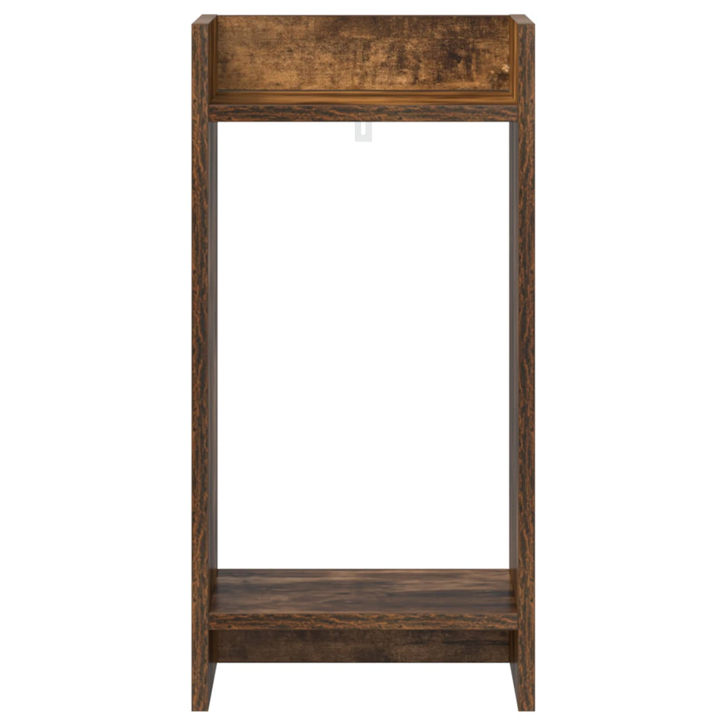 vidaXL Stojak na rośliny z półką 2 pcs Dąb Wędzony 30 x 30 x 60 cm