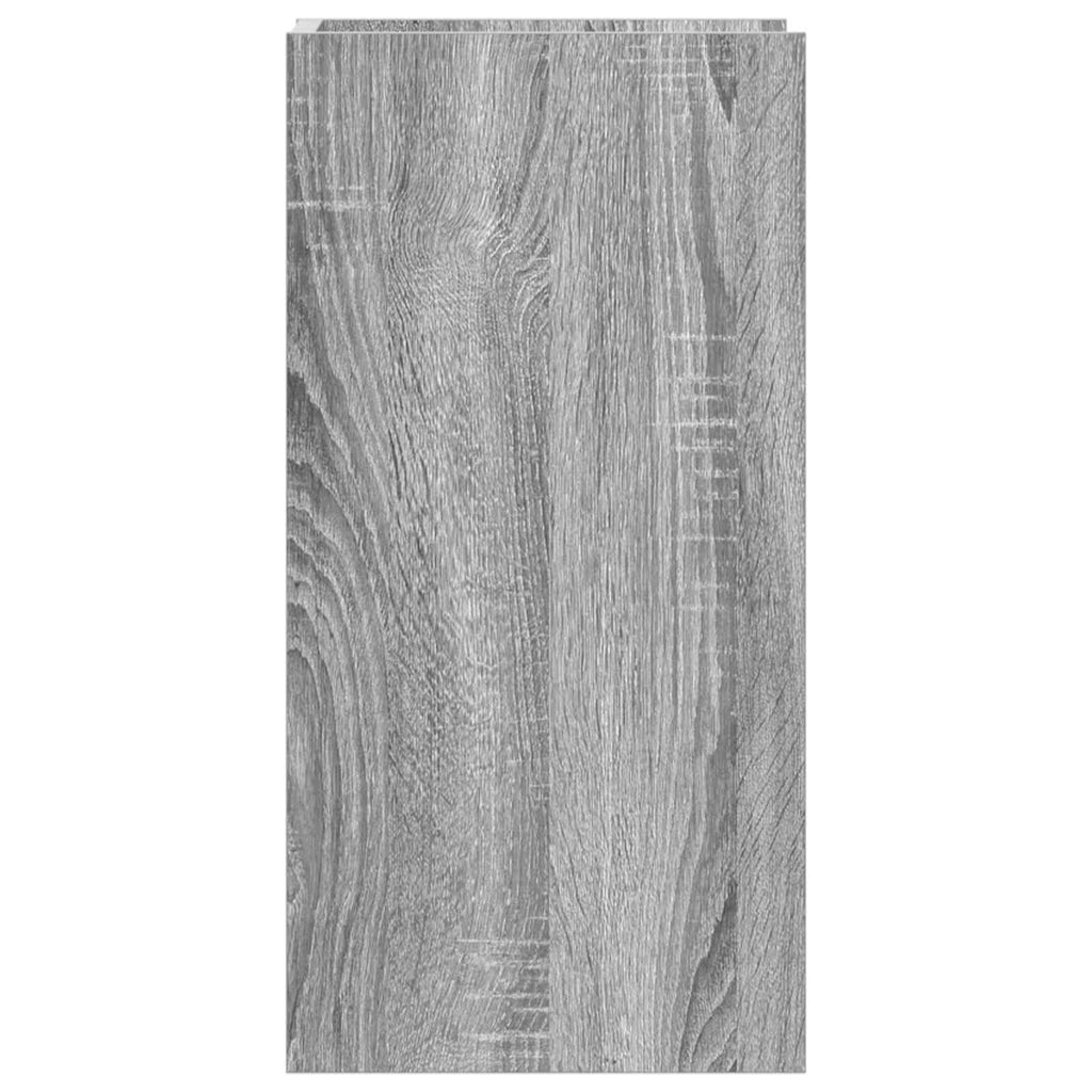 vidaXL Stojak na rośliny z półką 2 pcs Szary Sonoma 30 x 30 x 60 cm