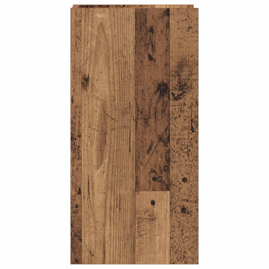 vidaXL Stojak na rośliny z półką 2 pcs Stare drewno 30 x 30 x 60 cm