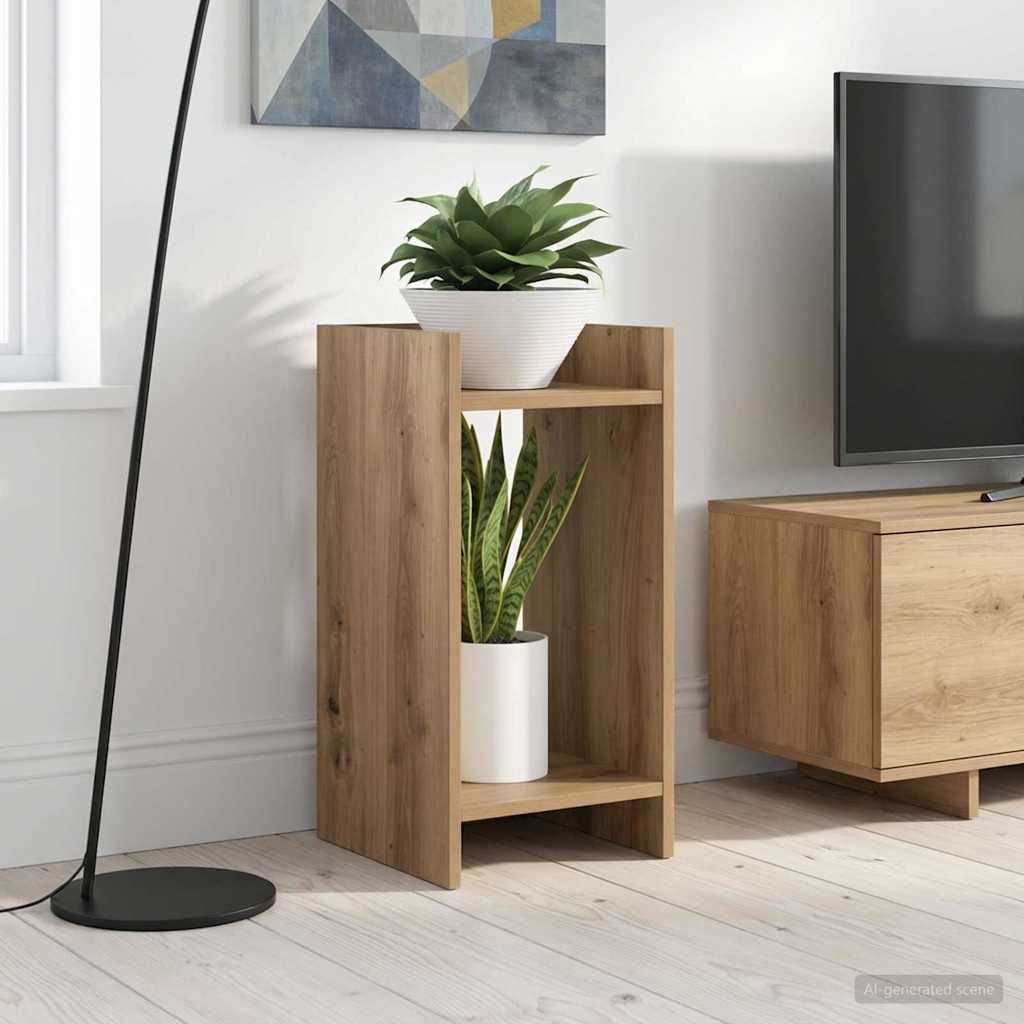 vidaXL Stojak na rośliny 2 pcs Dąb Rzemieślniczy 30 x 30 x 60 cm