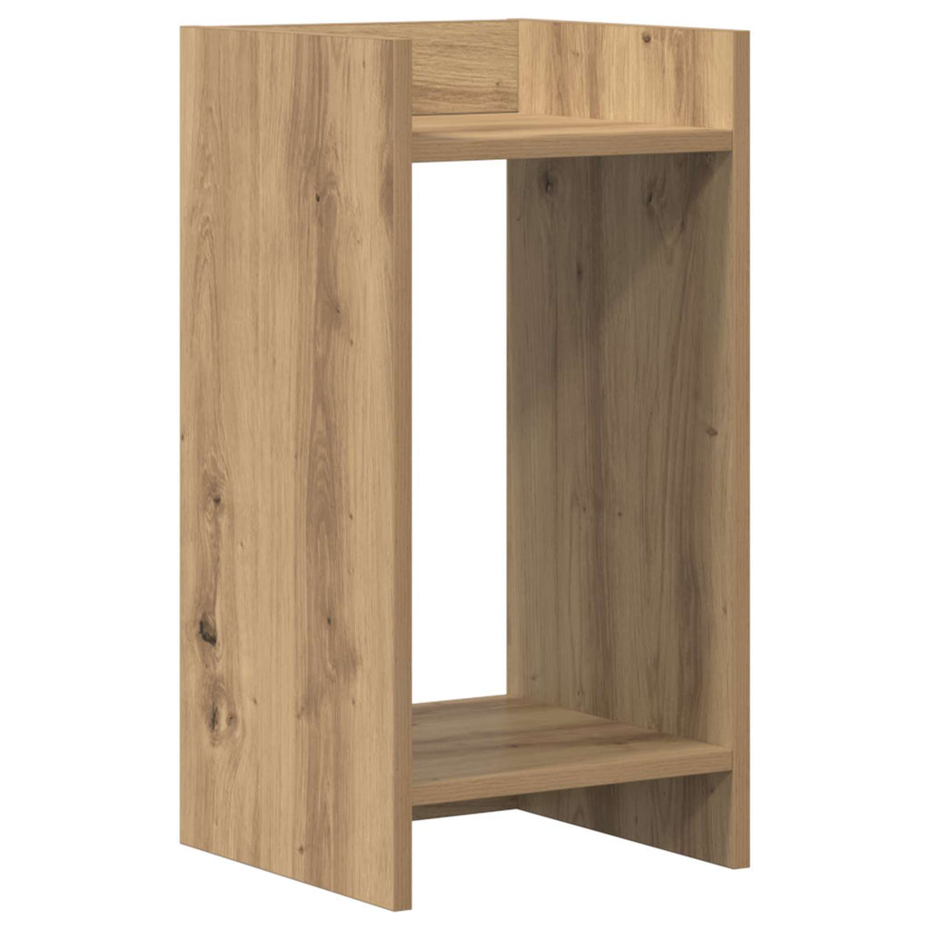 vidaXL Stojak na rośliny 2 pcs Dąb Rzemieślniczy 30 x 30 x 60 cm