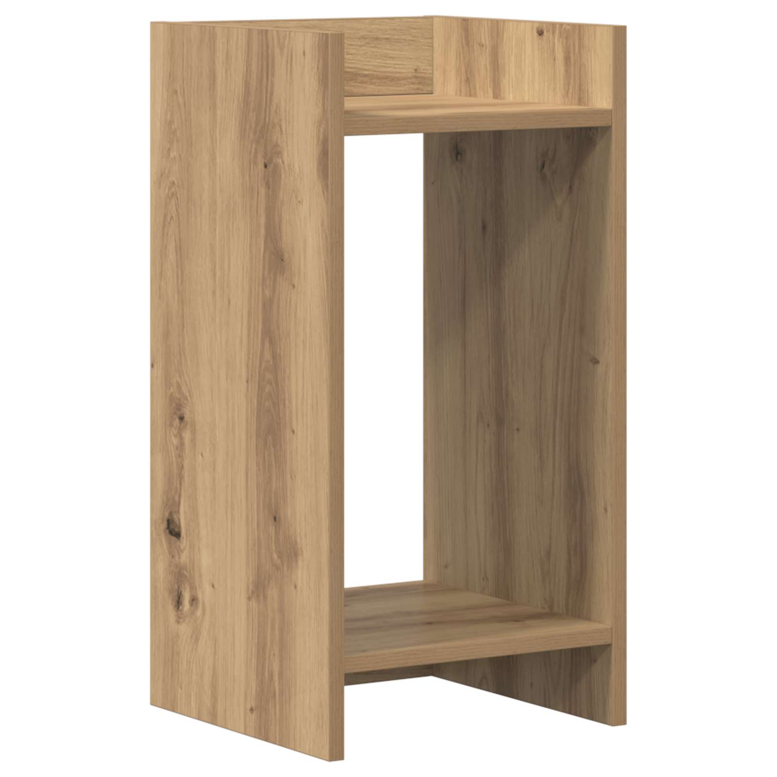 vidaXL Stojak na rośliny 2 pcs Dąb Rzemieślniczy 30 x 30 x 60 cm