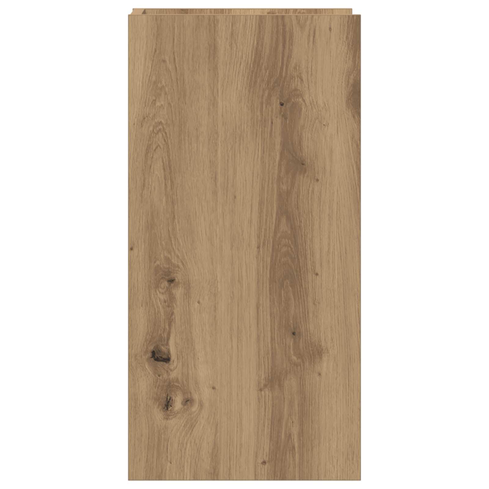 vidaXL Stojak na rośliny 2 pcs Dąb Rzemieślniczy 30 x 30 x 60 cm