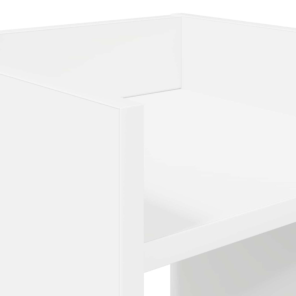 vidaXL Stojak na rośliny Biały 30 x 30 x 40 cm Drewno inżynieryjne