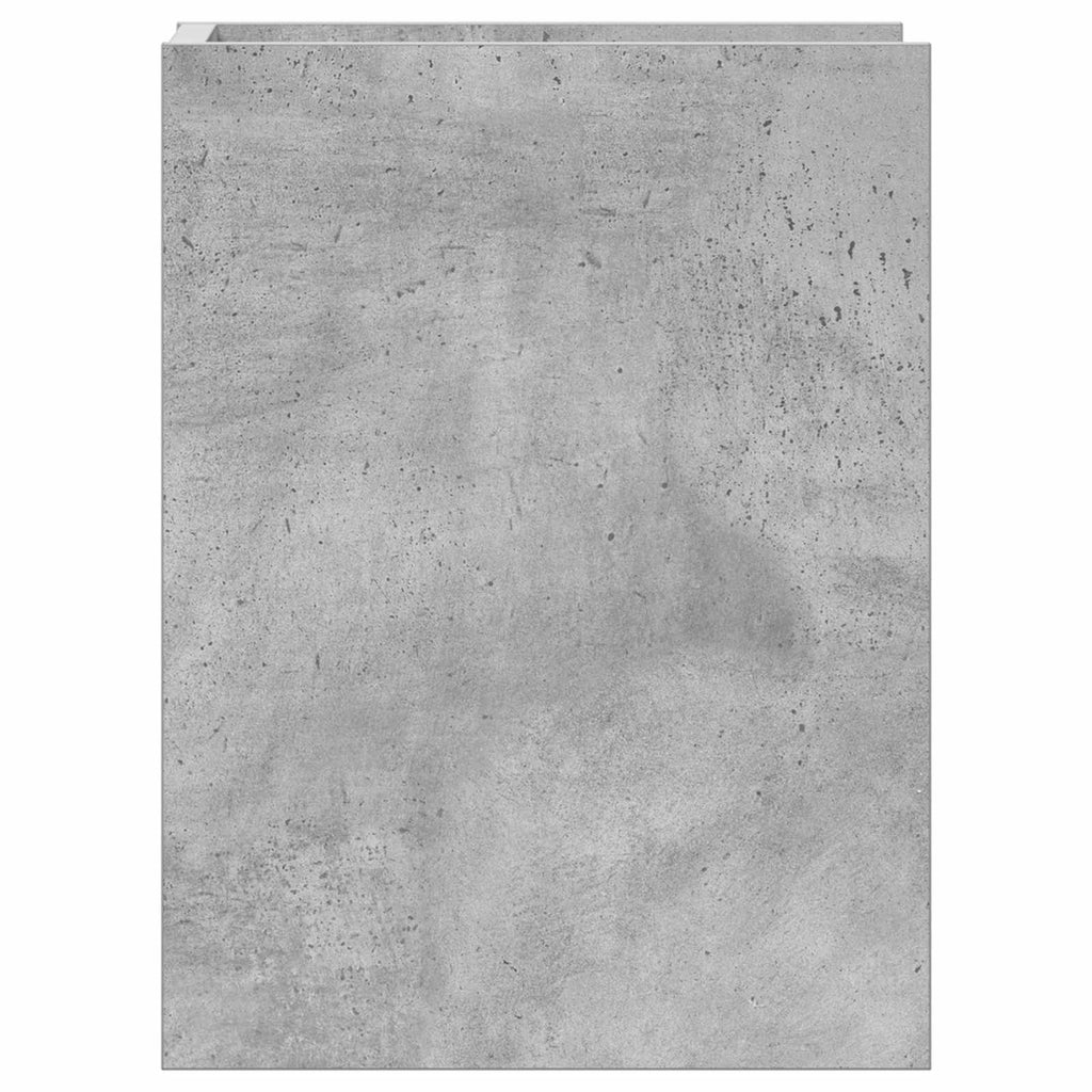 vidaXL Stojak na rośliny z półką 2 pcs Betonowy Szary 30 x 30 x 40 cm