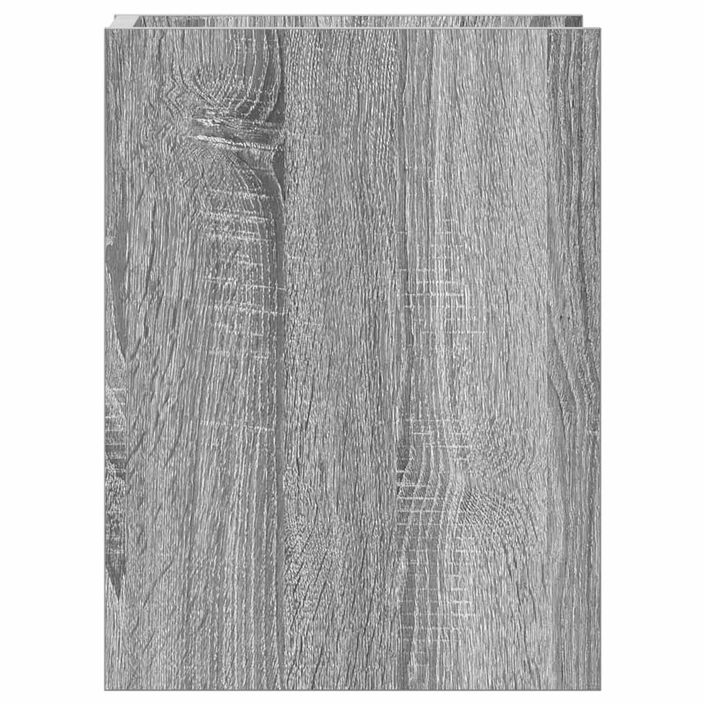 vidaXL Stojak na rośliny z półką 2 pcs Szary Sonoma 30 x 30 x 40 cm