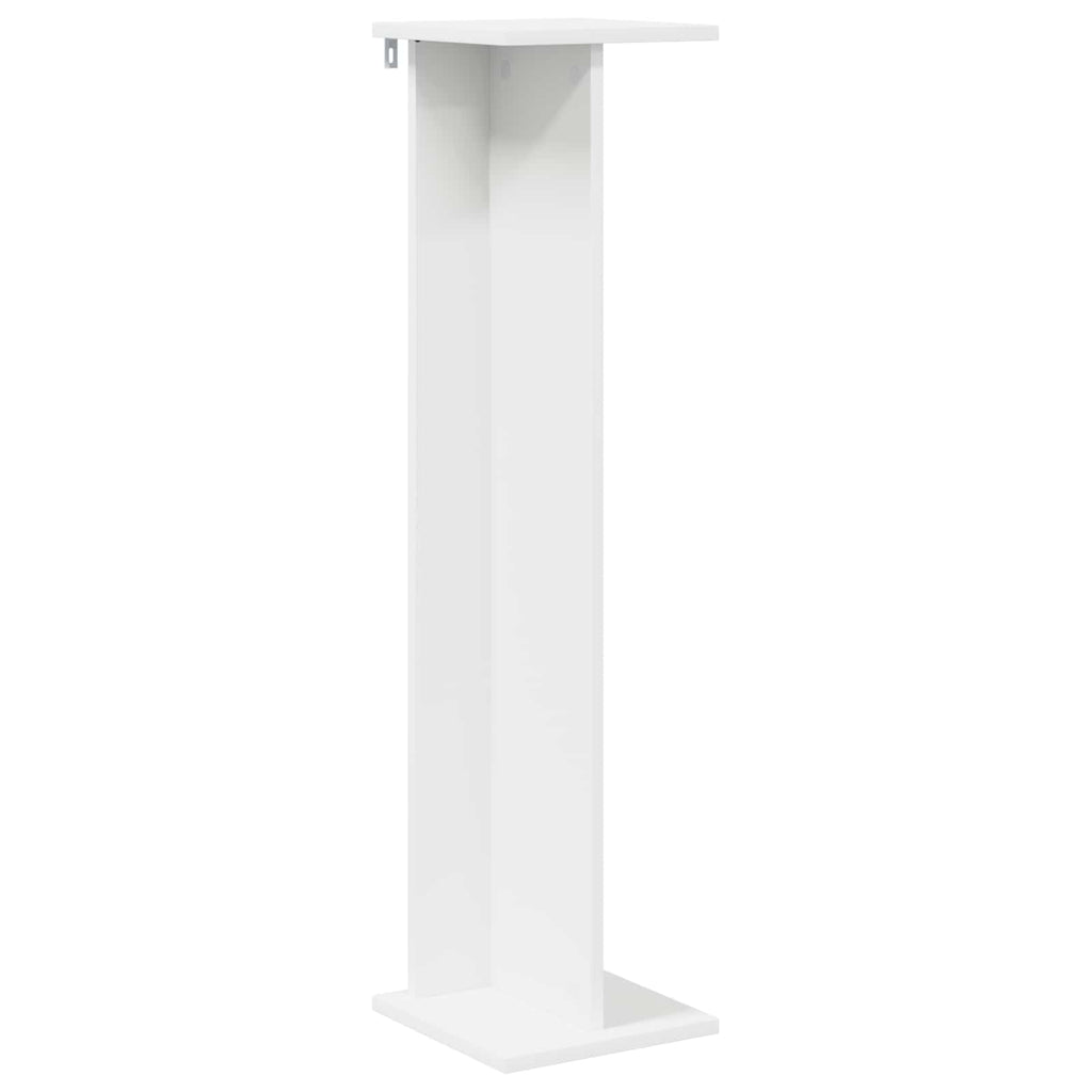 vidaXL Stojak na rośliny 2 pcs Biały 25 x 25,5 x 100,5 cm