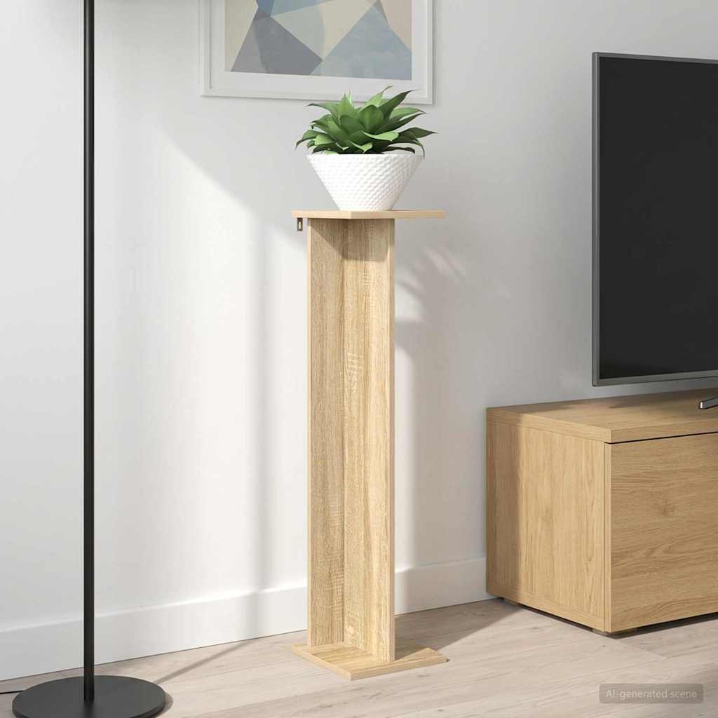 vidaXL Stojak na rośliny Dąb Sonoma 25 x 25,5 x 100,5 cm