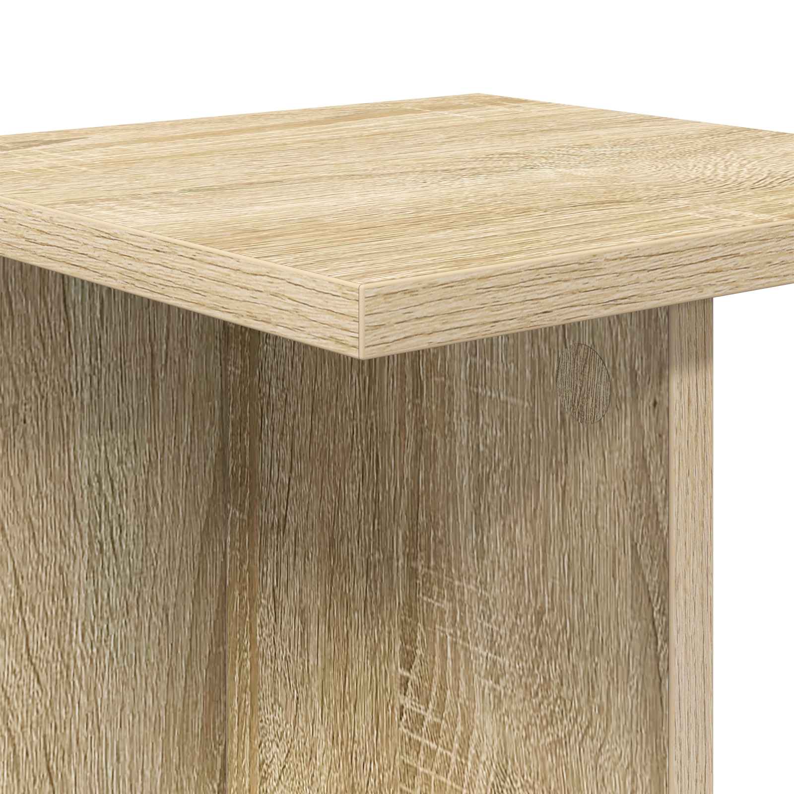 vidaXL Stojak na rośliny 2 pcs Dąb Sonoma 25 x 25,5 x 100,5 cm