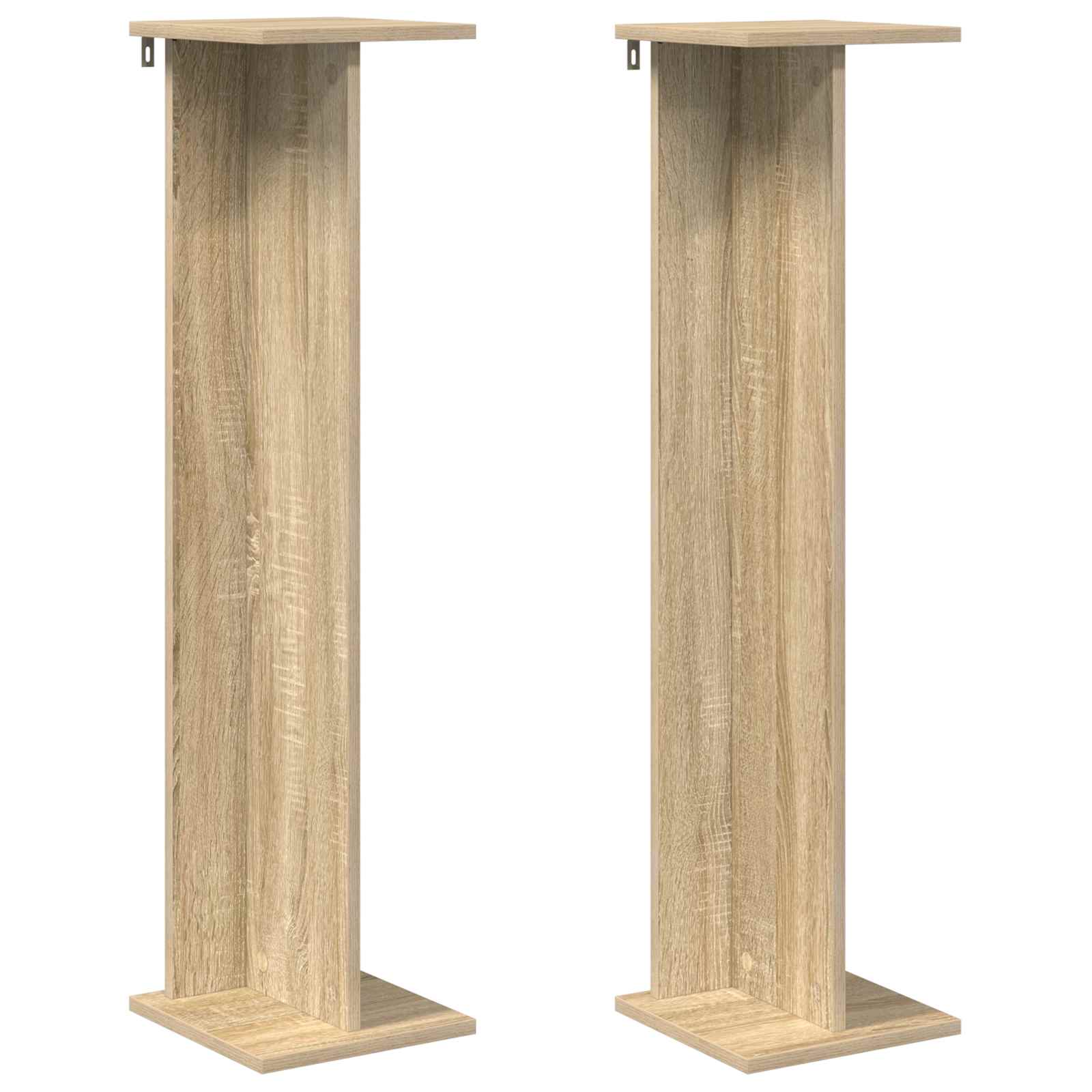 vidaXL Stojak na rośliny 2 pcs Dąb Sonoma 25 x 25,5 x 100,5 cm