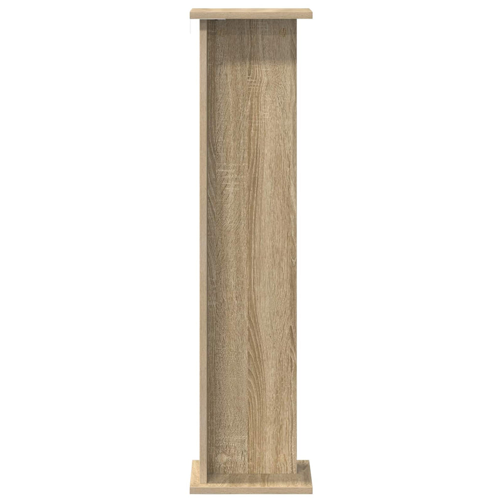 vidaXL Stojak na rośliny 2 pcs Dąb Sonoma 25 x 25,5 x 100,5 cm