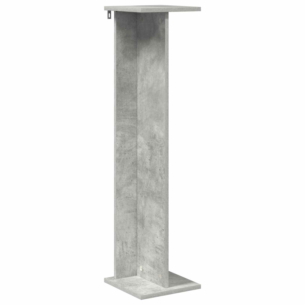 vidaXL Stojak na rośliny 2 pcs Betonowy Szary 25 x 25,5 x 100,5 cm