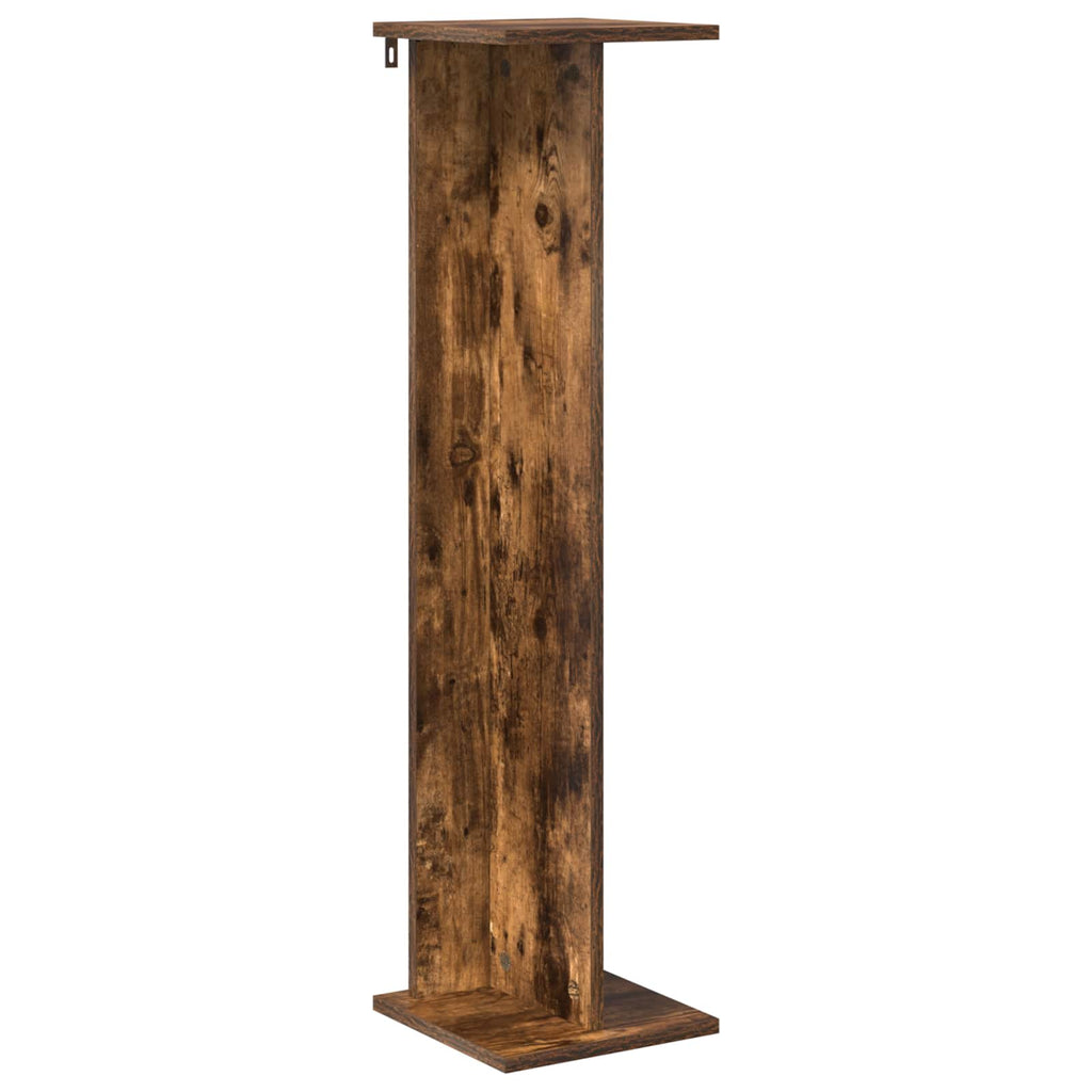 vidaXL Stojak na rośliny 2 pcs Dąb Wędzony 25 x 25,5 x 100,5 cm