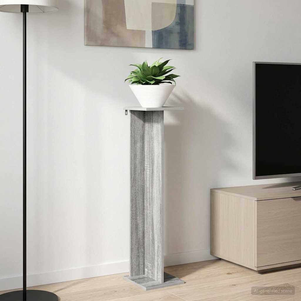 vidaXL Stojak na rośliny Szary Sonoma 25 x 25,5 x 100,5 cm