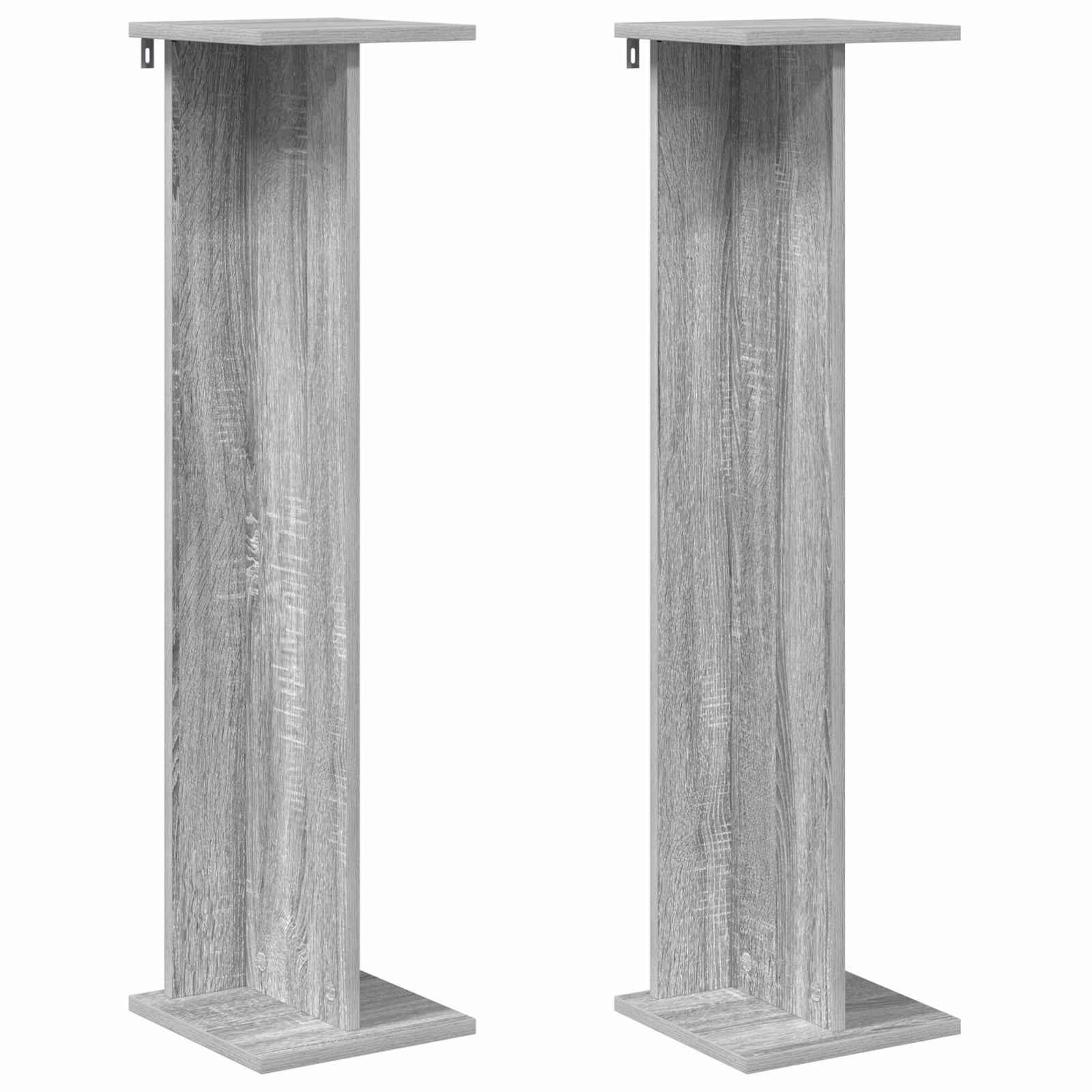 vidaXL Stojak na rośliny 2 pcs Szary Sonoma 25 x 25,5 x 100,5 cm
