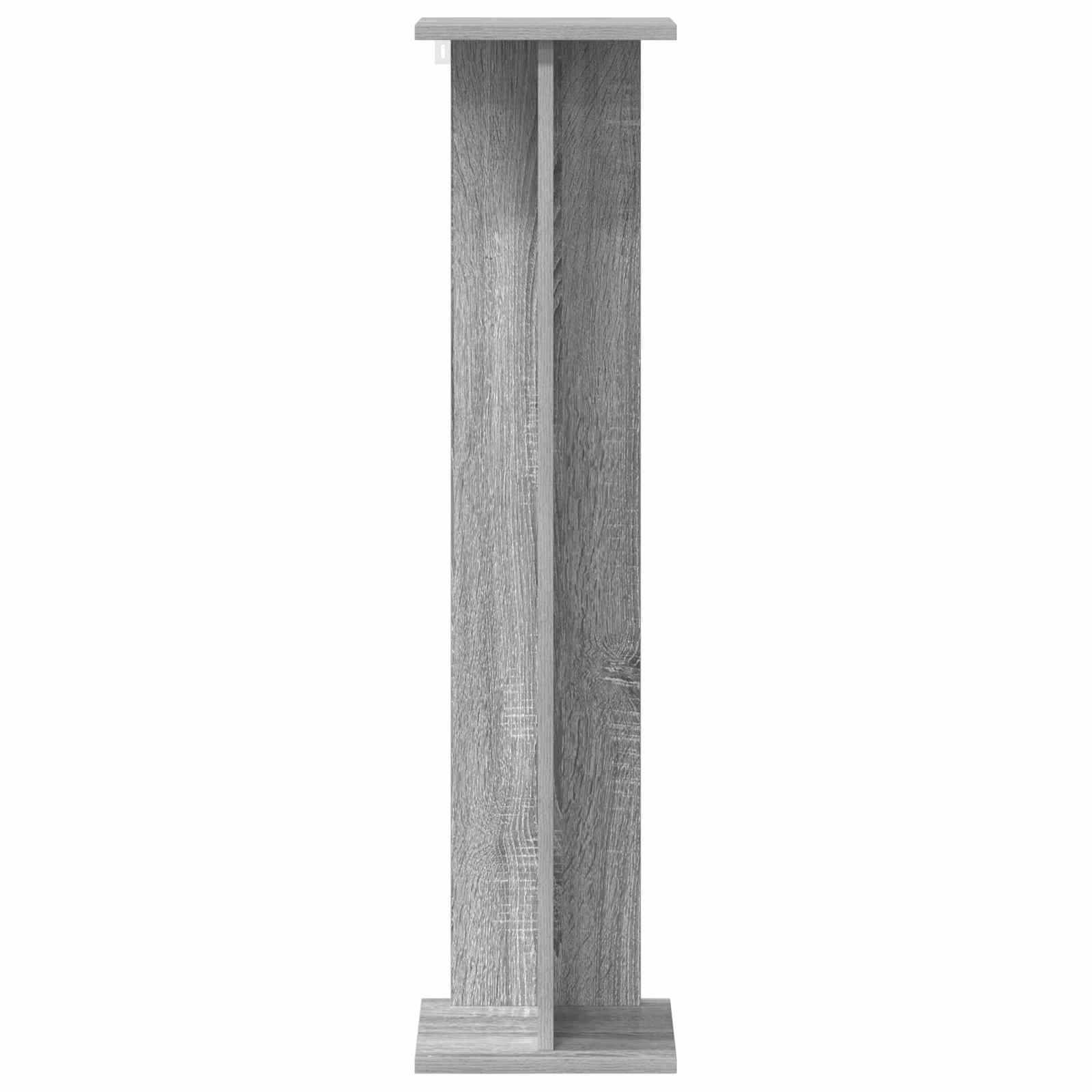 vidaXL Stojak na rośliny 2 pcs Szary Sonoma 25 x 25,5 x 100,5 cm