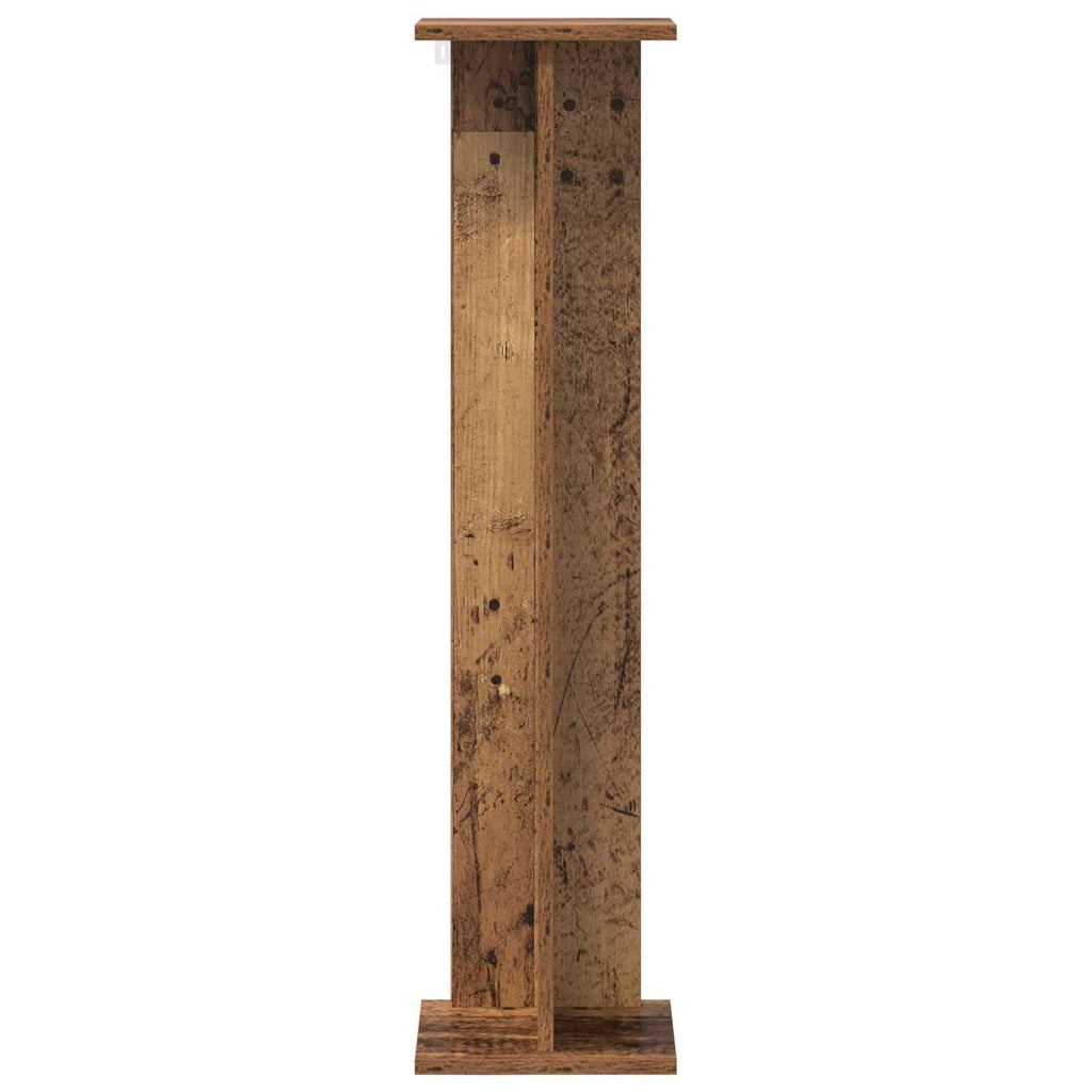 vidaXL Stojak na rośliny Stare drewno 25 x 25,5 x 100,5 cm