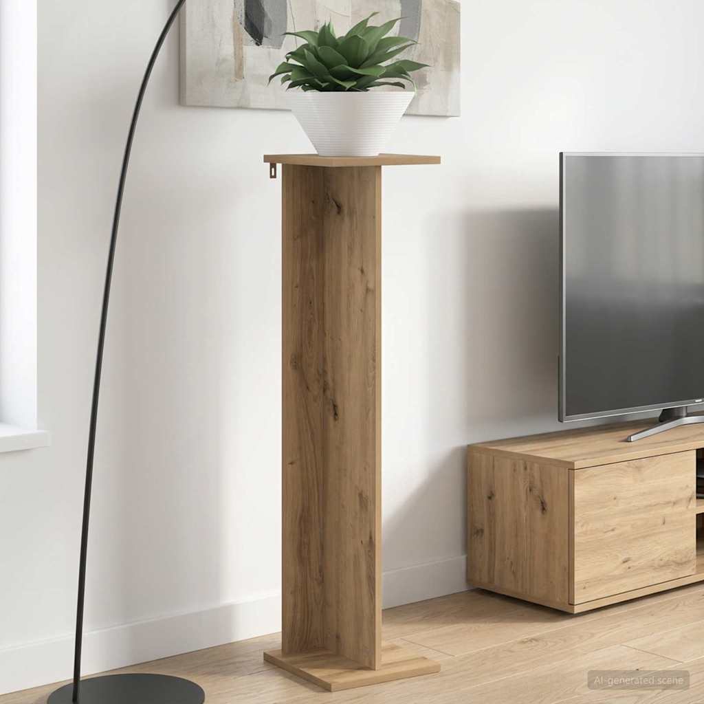vidaXL Stojak na rośliny Dąb Rzemieślniczy 25 x 25,5 x 100,5 cm