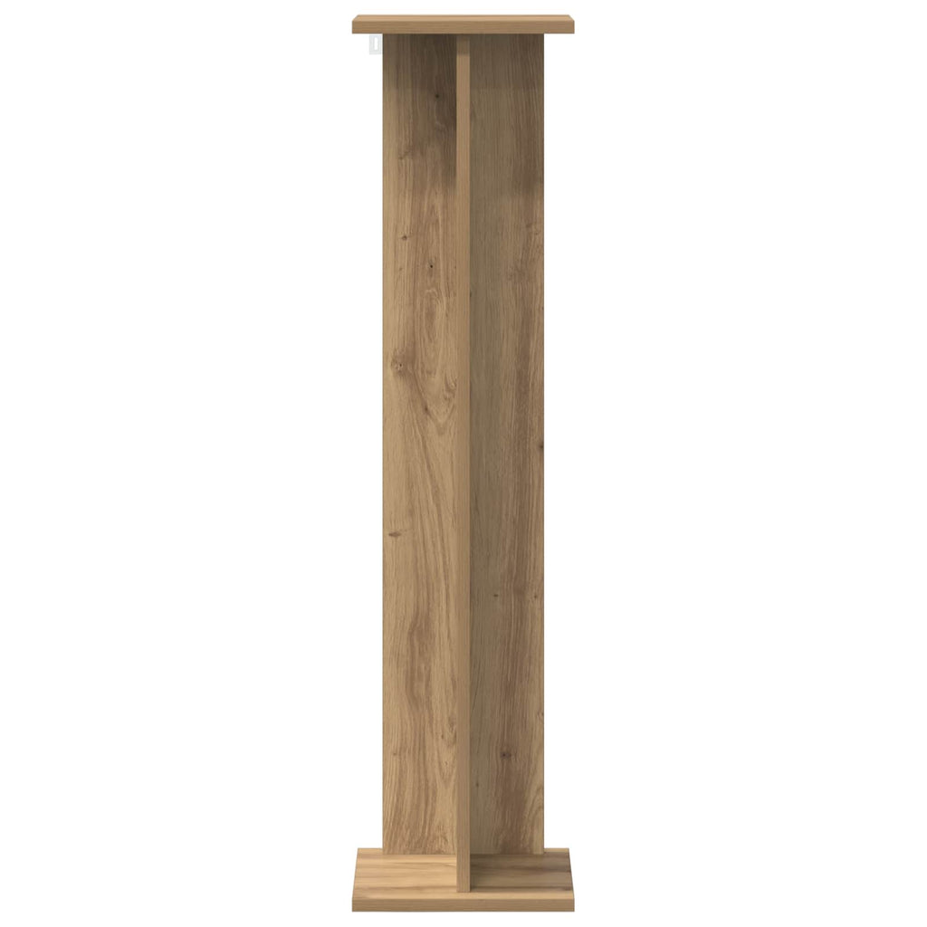 vidaXL Stojak na rośliny 2 pcs Dąb Rzemieślniczy 25 x 25,5 x 100,5 cm