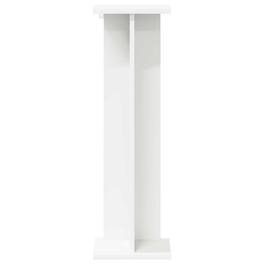 vidaXL Stojak na rośliny Biały 25 x 25,5 x 80,5 cm Drewno inżynieryjne