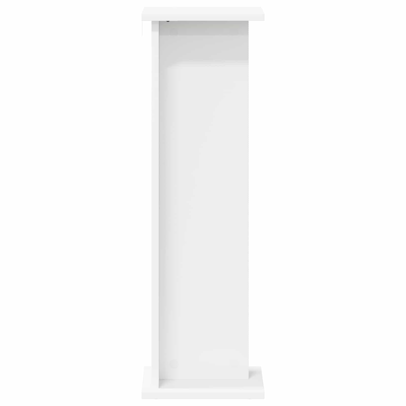 vidaXL Stojak na rośliny Biały 25 x 25,5 x 80,5 cm Drewno inżynieryjne