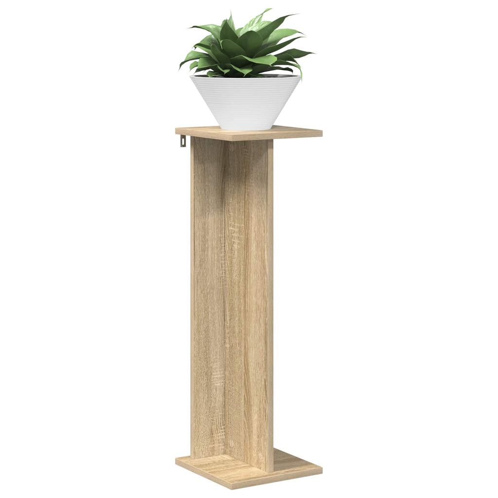 vidaXL Stojak na rośliny Dąb Sonoma 25 x 25,5 x 80,5 cm