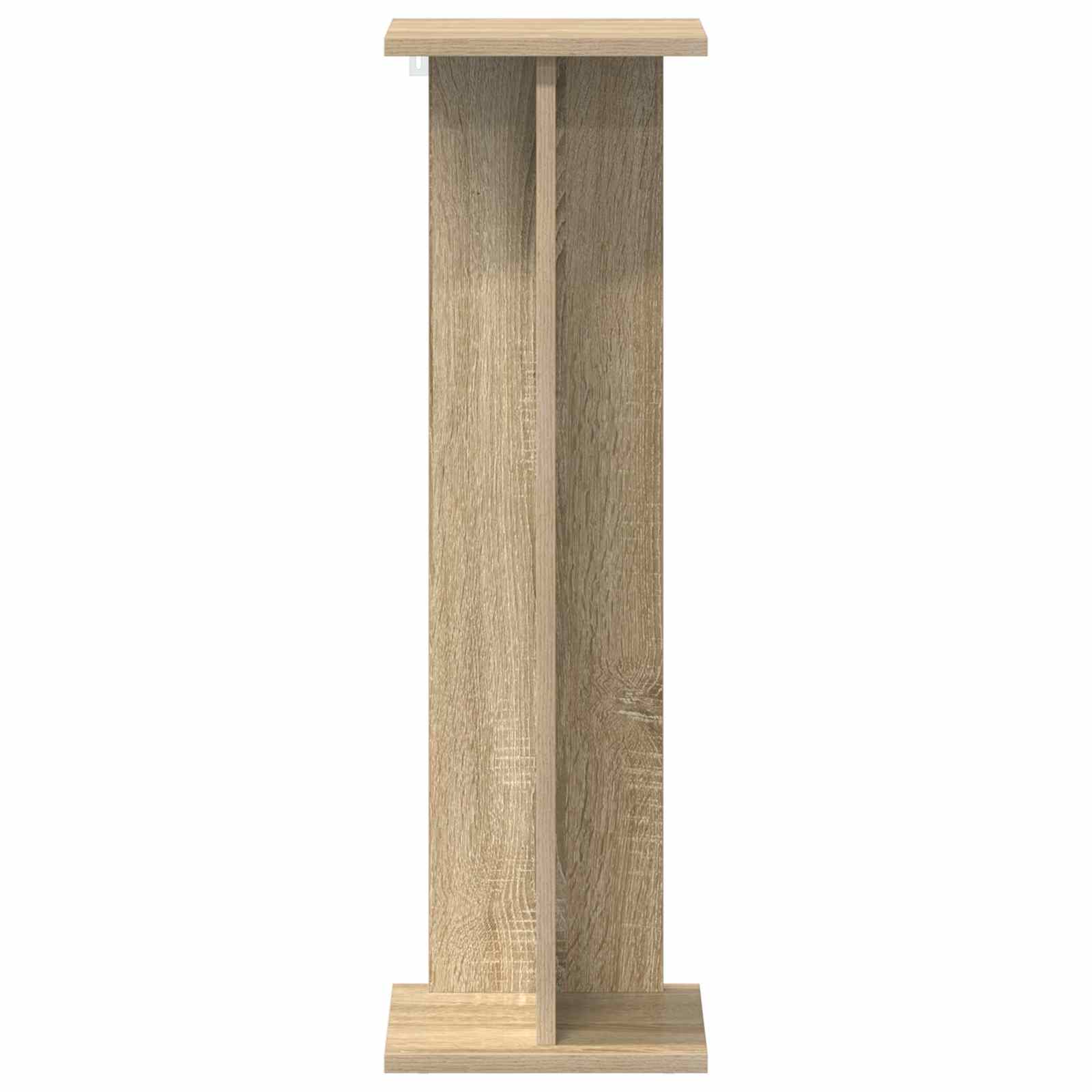 vidaXL Stojak na rośliny 2 pcs Dąb Sonoma 25 x 25,5 x 80,5 cm