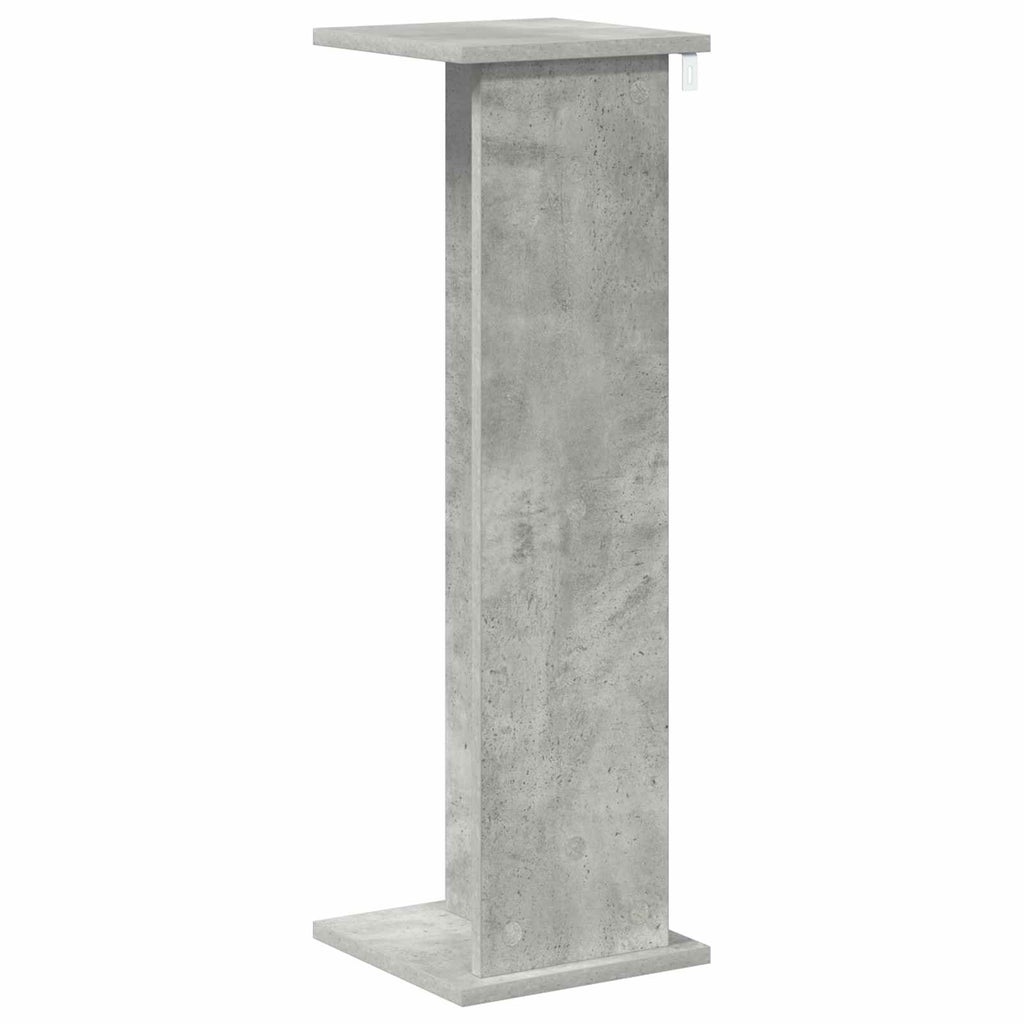 vidaXL Stojak na rośliny Betonowy Szary 25 x 25,5 x 80,5 cm