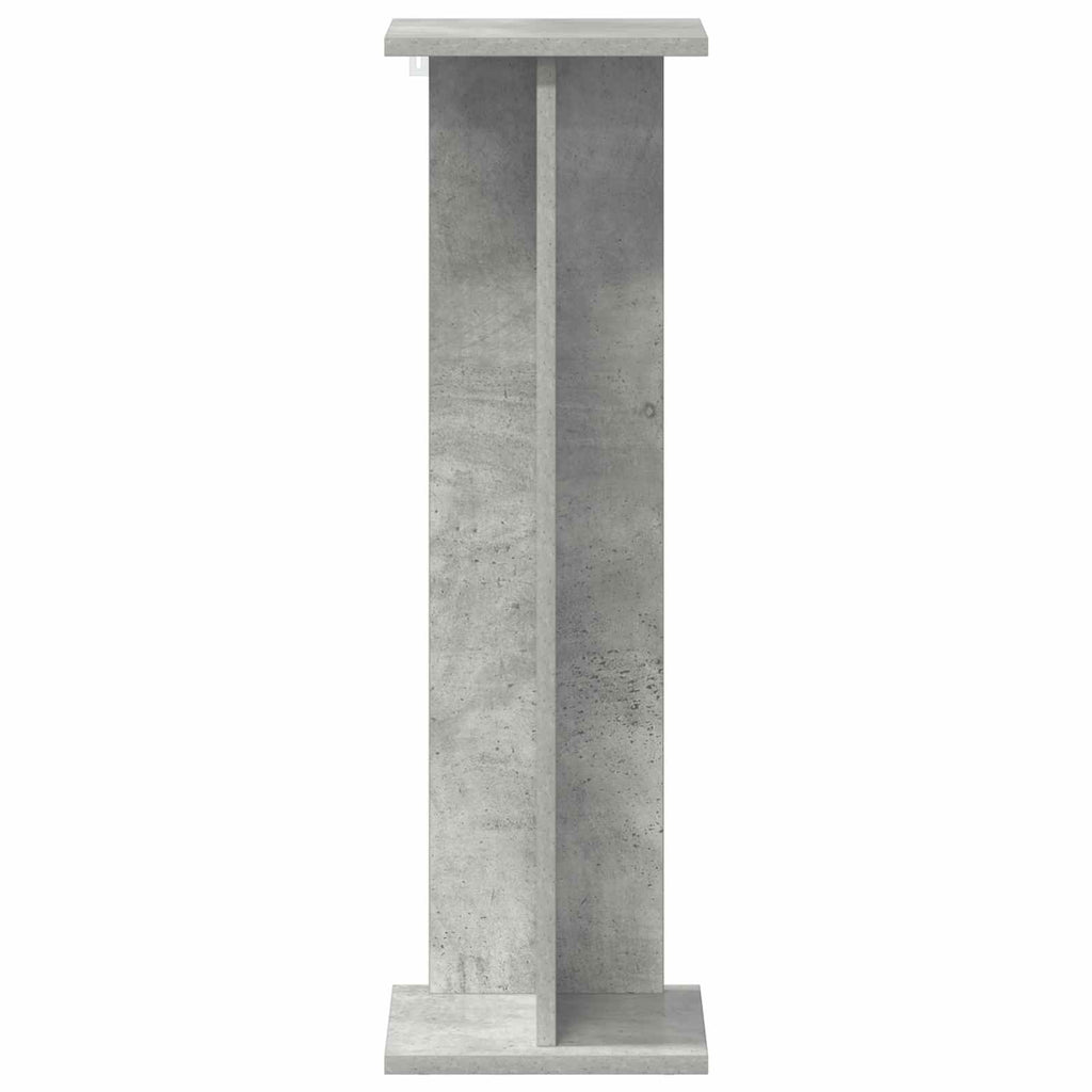vidaXL Stojak na rośliny 2 pcs Betonowy Szary 25 x 25,5 x 80,5 cm
