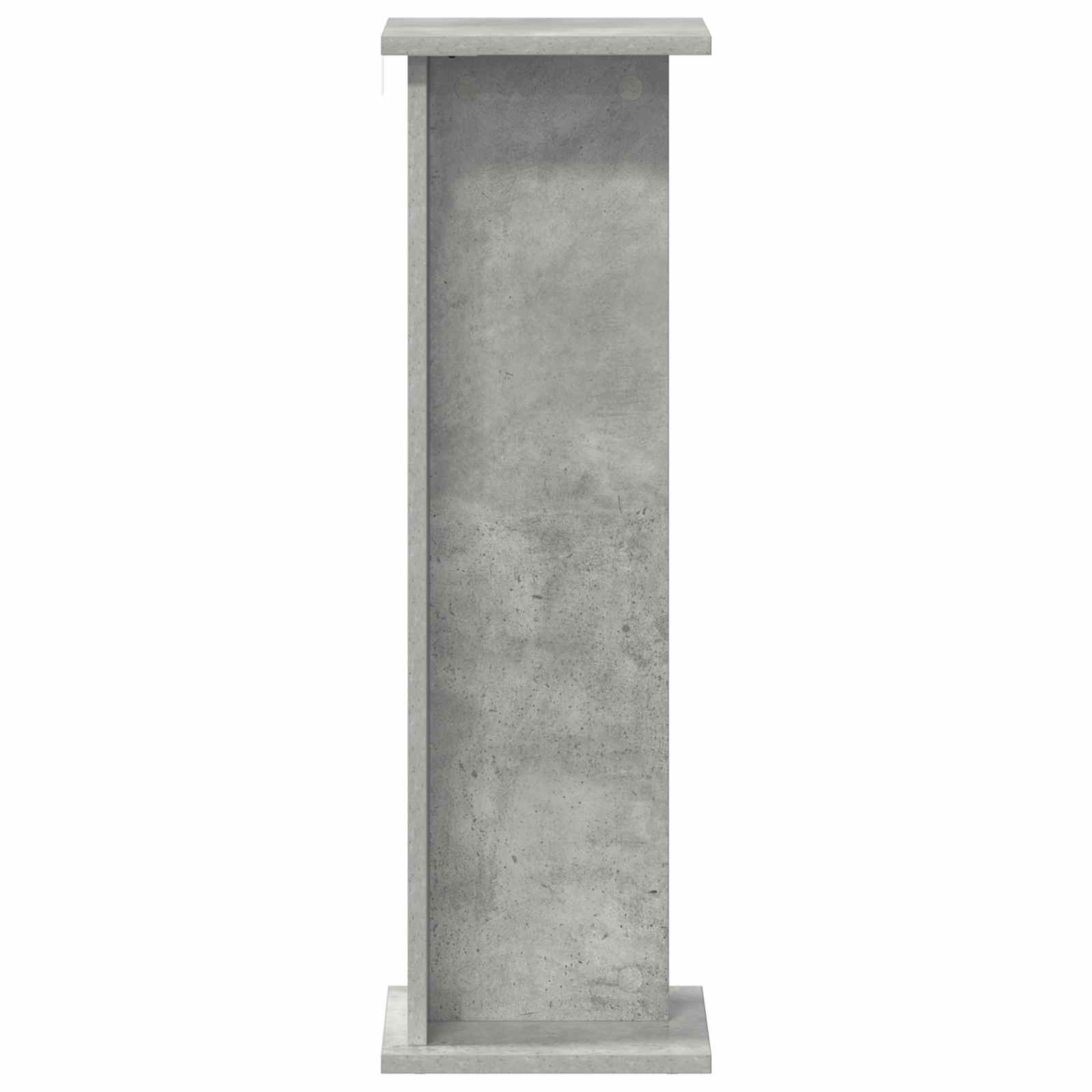 vidaXL Stojak na rośliny 2 pcs Betonowy Szary 25 x 25,5 x 80,5 cm