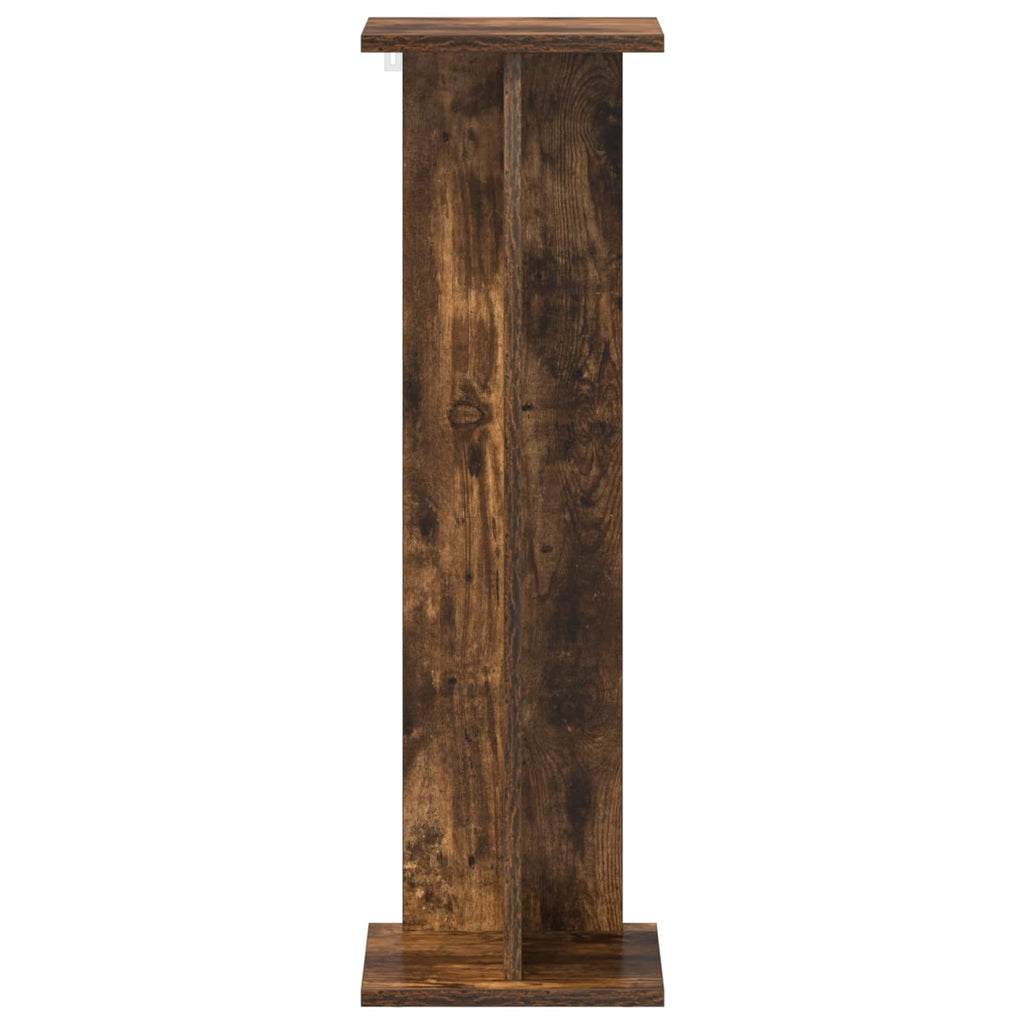 vidaXL Stojak na rośliny 2 pcs Dąb Wędzony 25 x 25,5 x 80,5 cm